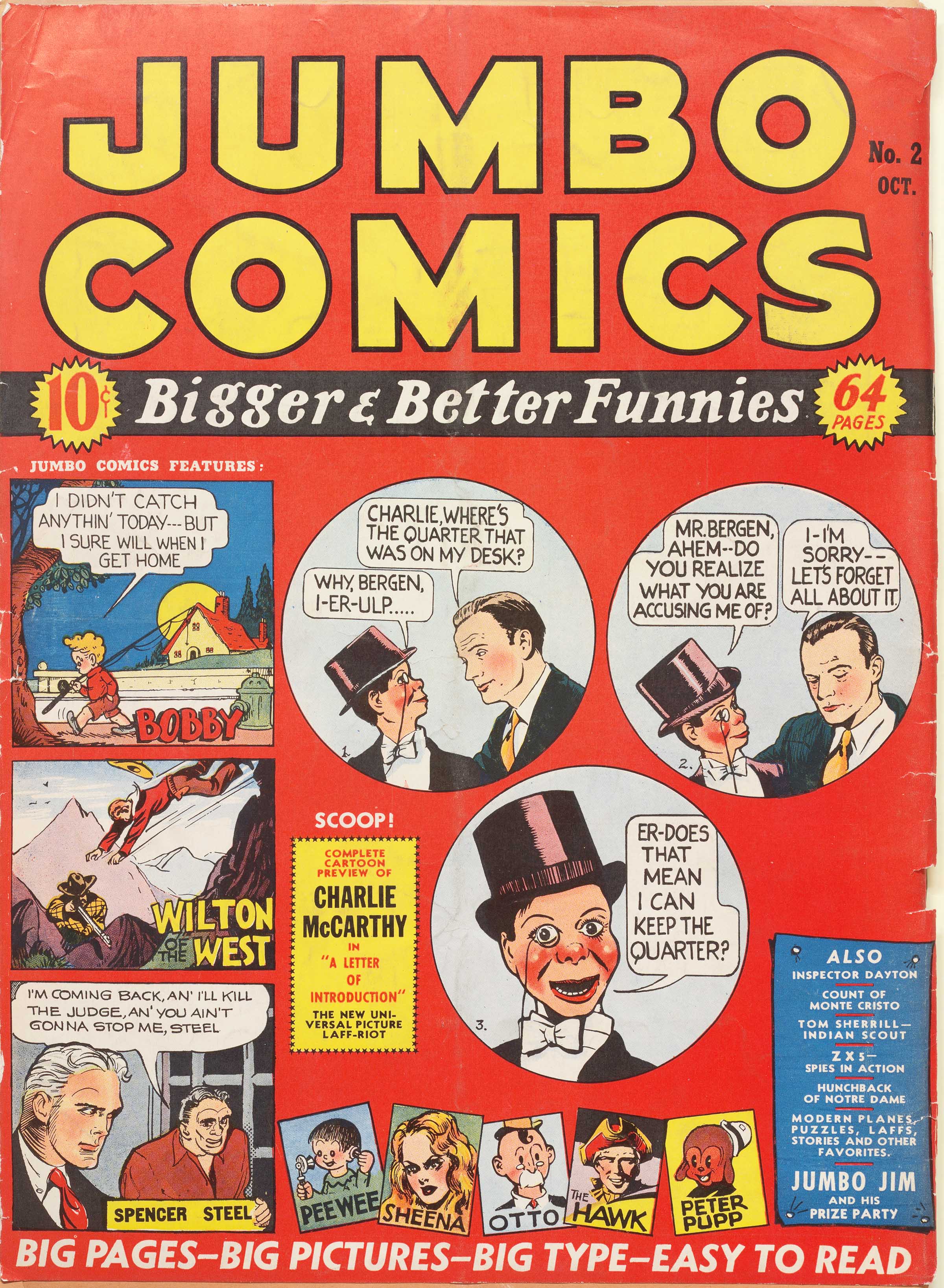 Read online Jumbo Comics comic -  Issue #2 - 68