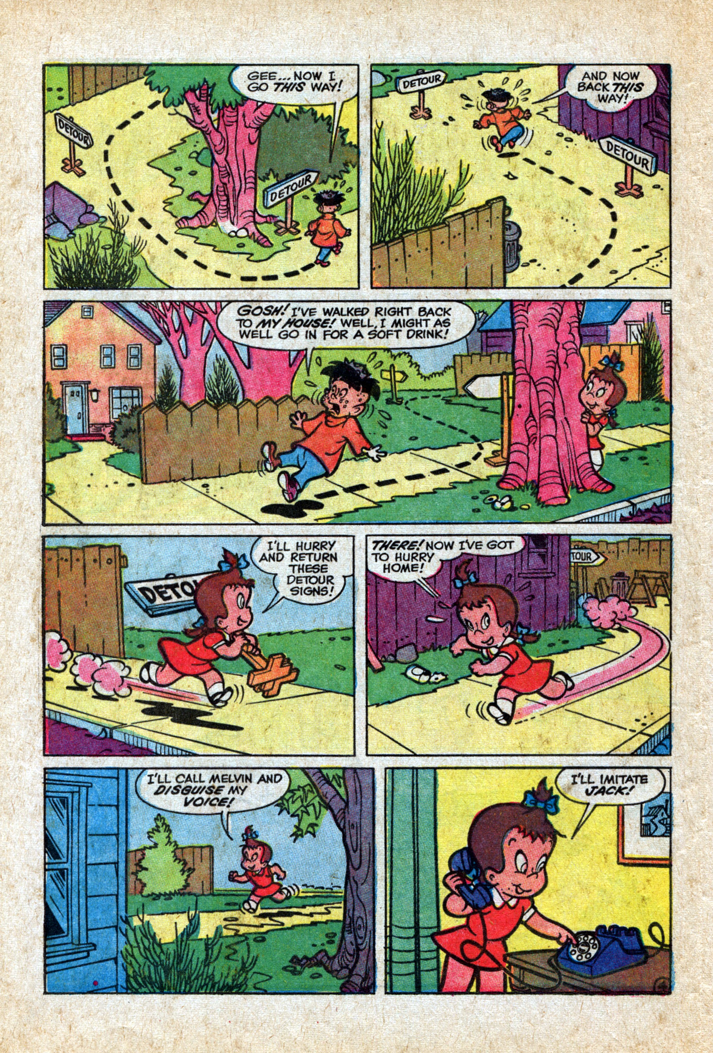 Read online Little Audrey And Melvin comic -  Issue #33 - 24