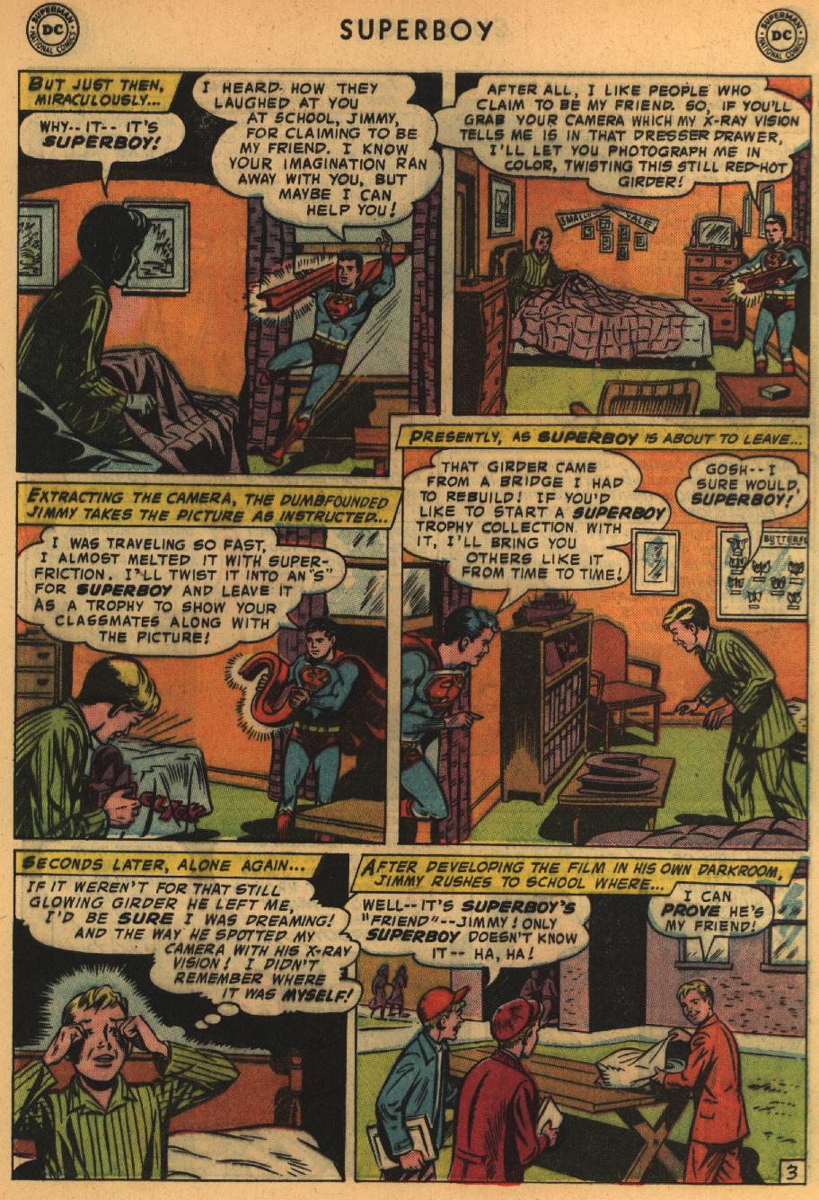 Read online Superboy (1949) comic -  Issue #64 - 4