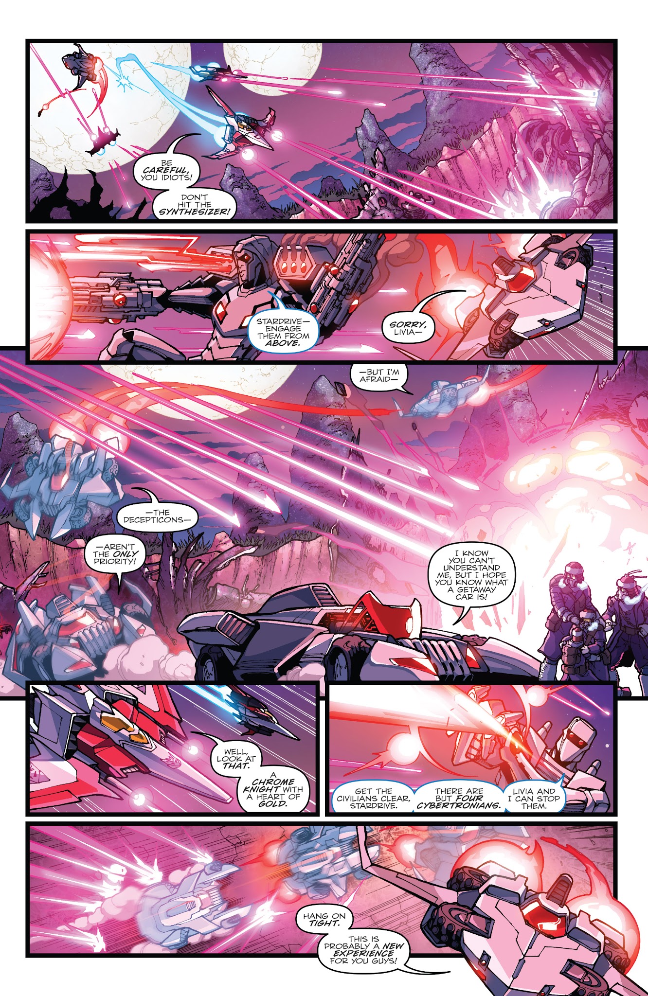 Read online ROM vs. Transformers: Shining Armor comic -  Issue # _TPB 1 - 64
