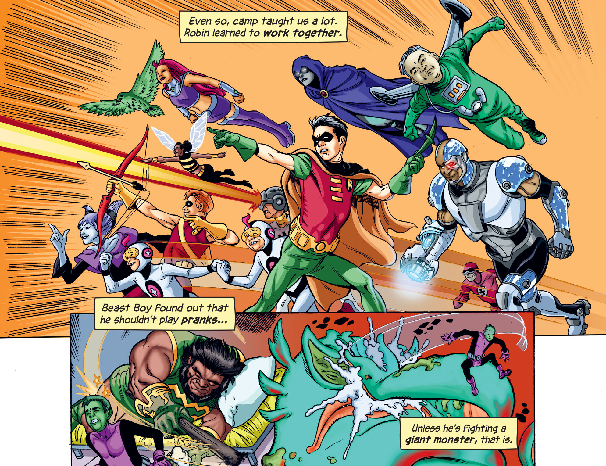Read online Teen Titans Go! To Camp comic -  Issue #14 - 6