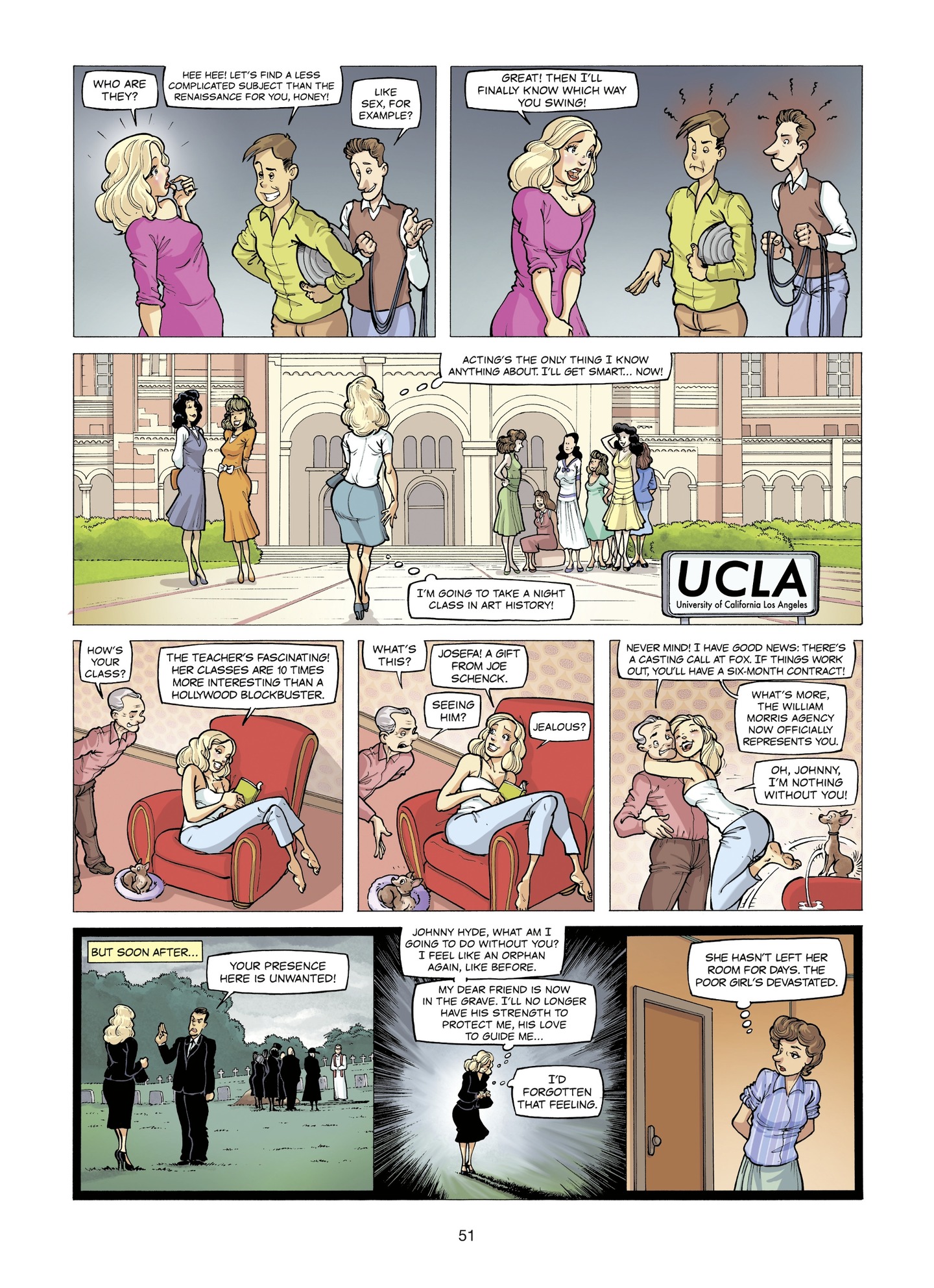 Read online The Stars of History: Marilyn Monroe comic -  Issue # TPB - 51