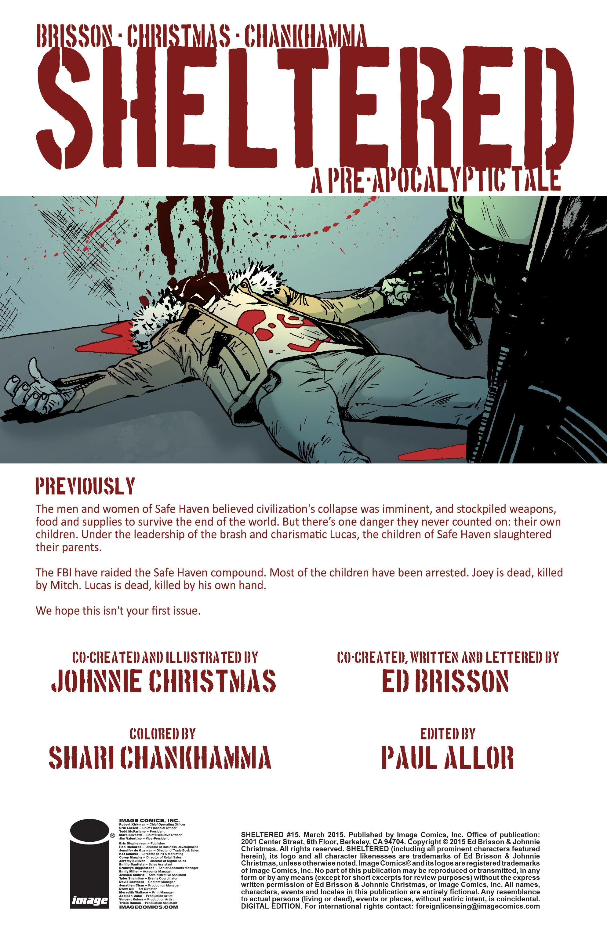 Read online Sheltered comic -  Issue #15 - 2