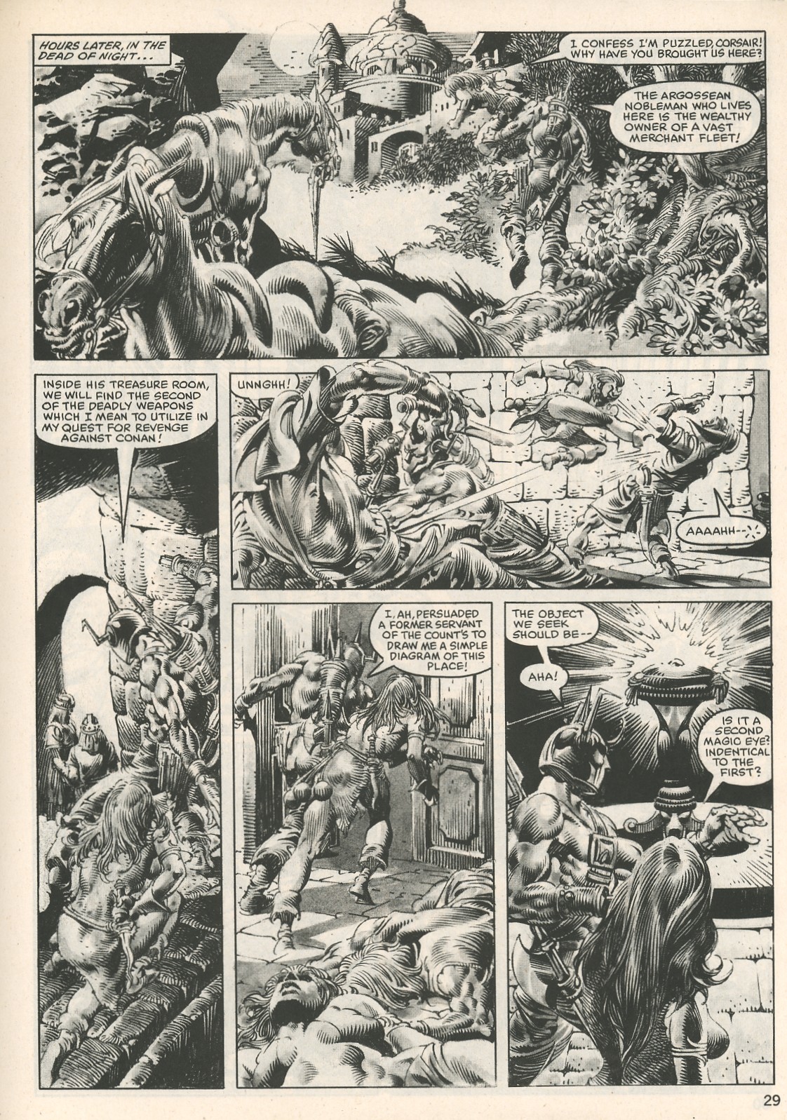 Read online The Savage Sword Of Conan comic -  Issue #107 - 29