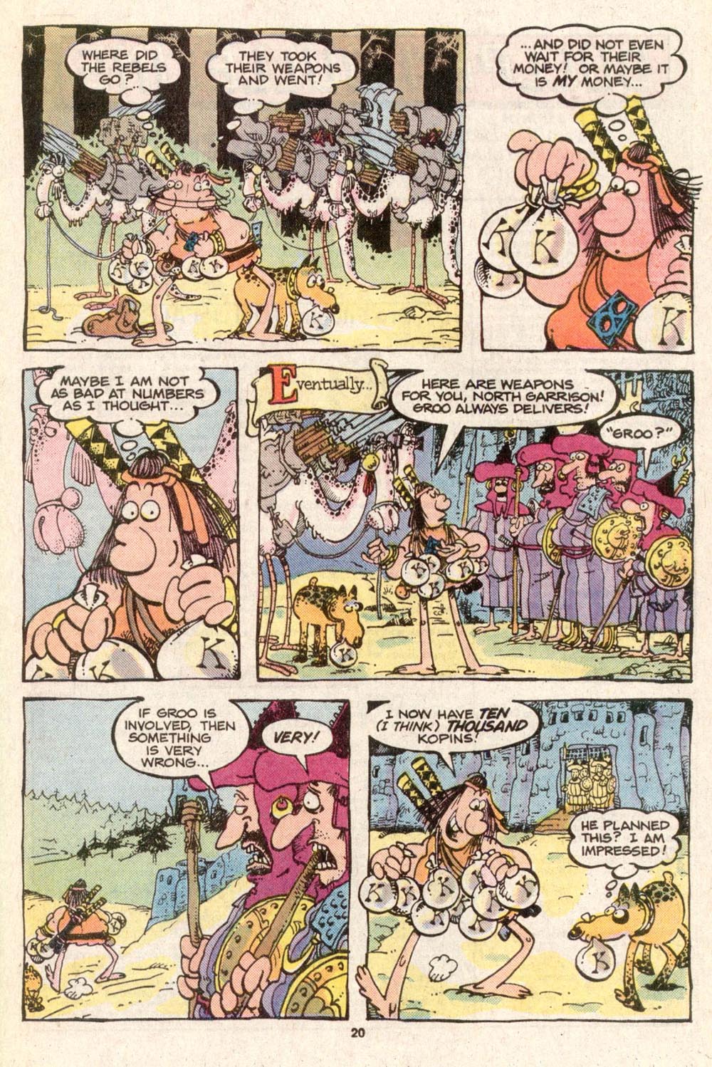 Read online Sergio Aragonés Groo the Wanderer comic -  Issue #31 - 19