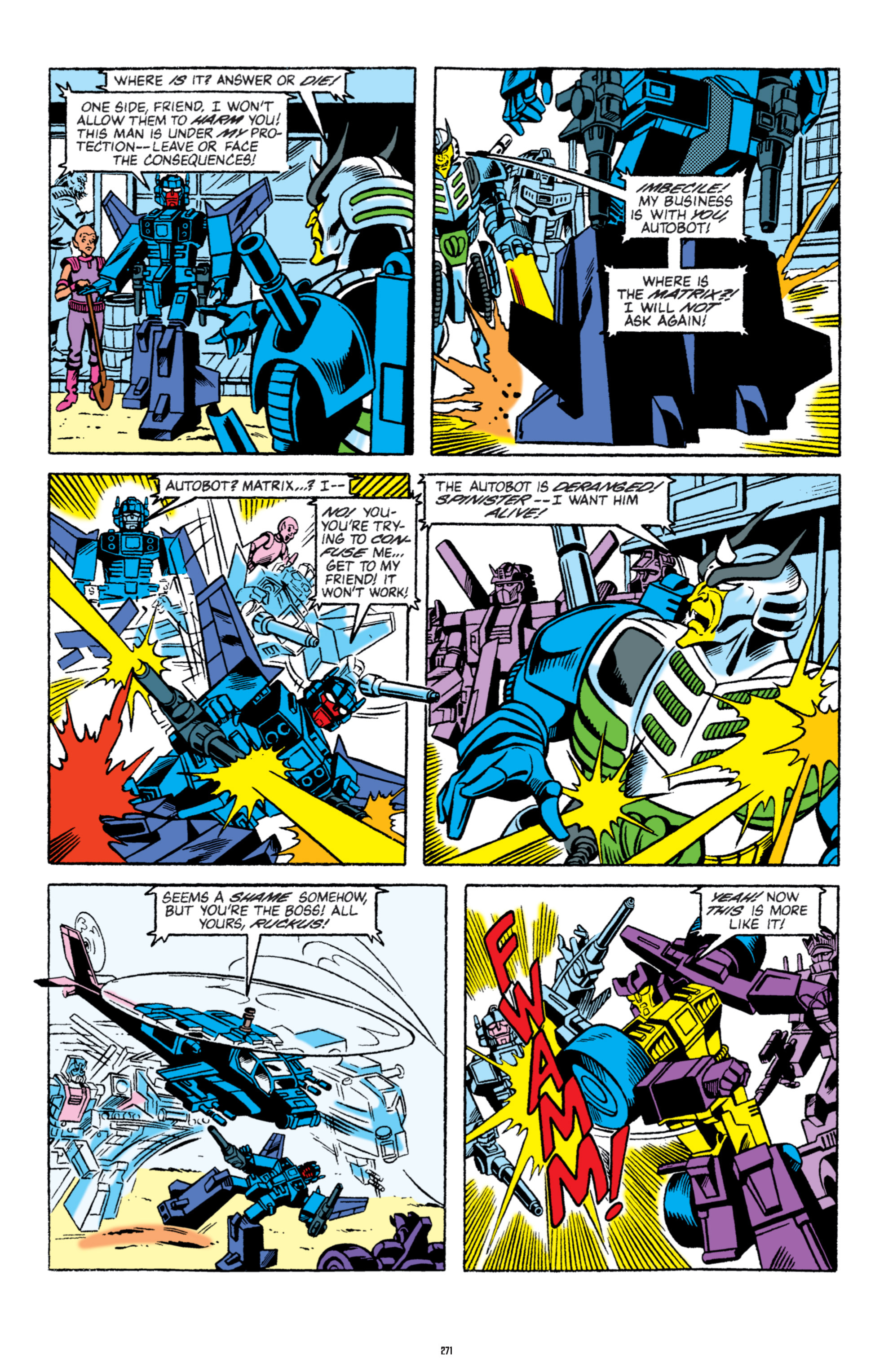 Read online The Transformers Classics comic -  Issue # TPB 5 - 272