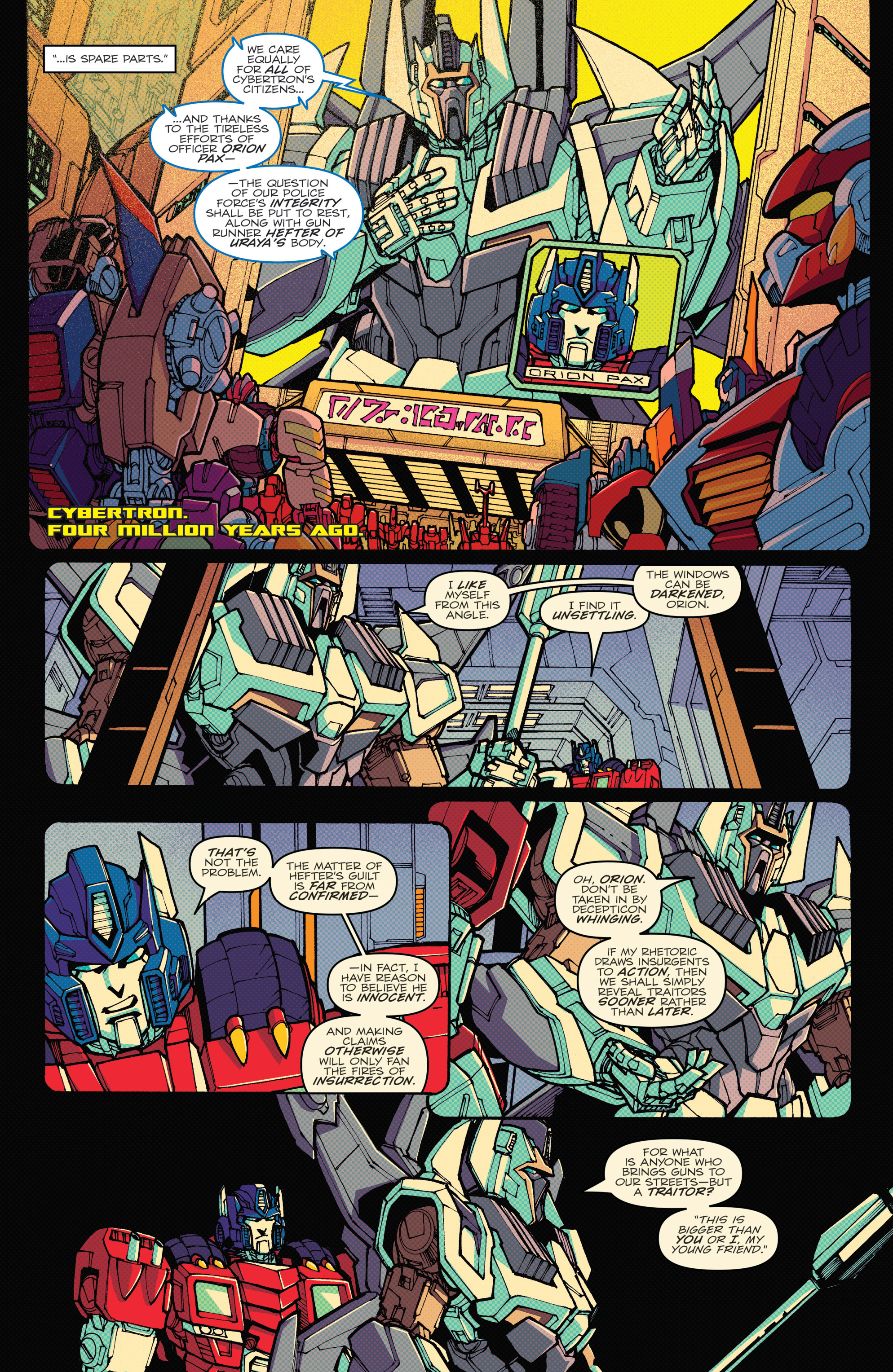 Read online Optimus Prime comic -  Issue #4 - 7