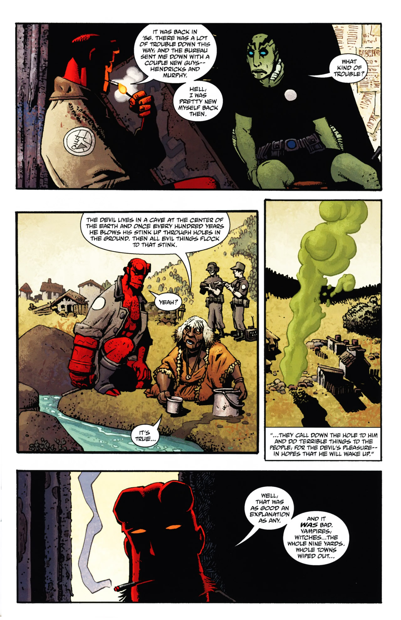 Read online Hellboy In Mexico (2010) comic -  Issue # Full - 8