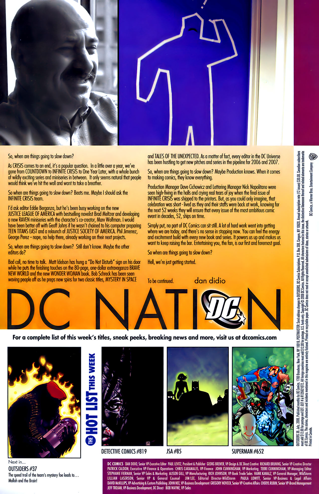 Read online Outsiders (2003) comic -  Issue #36 - 23