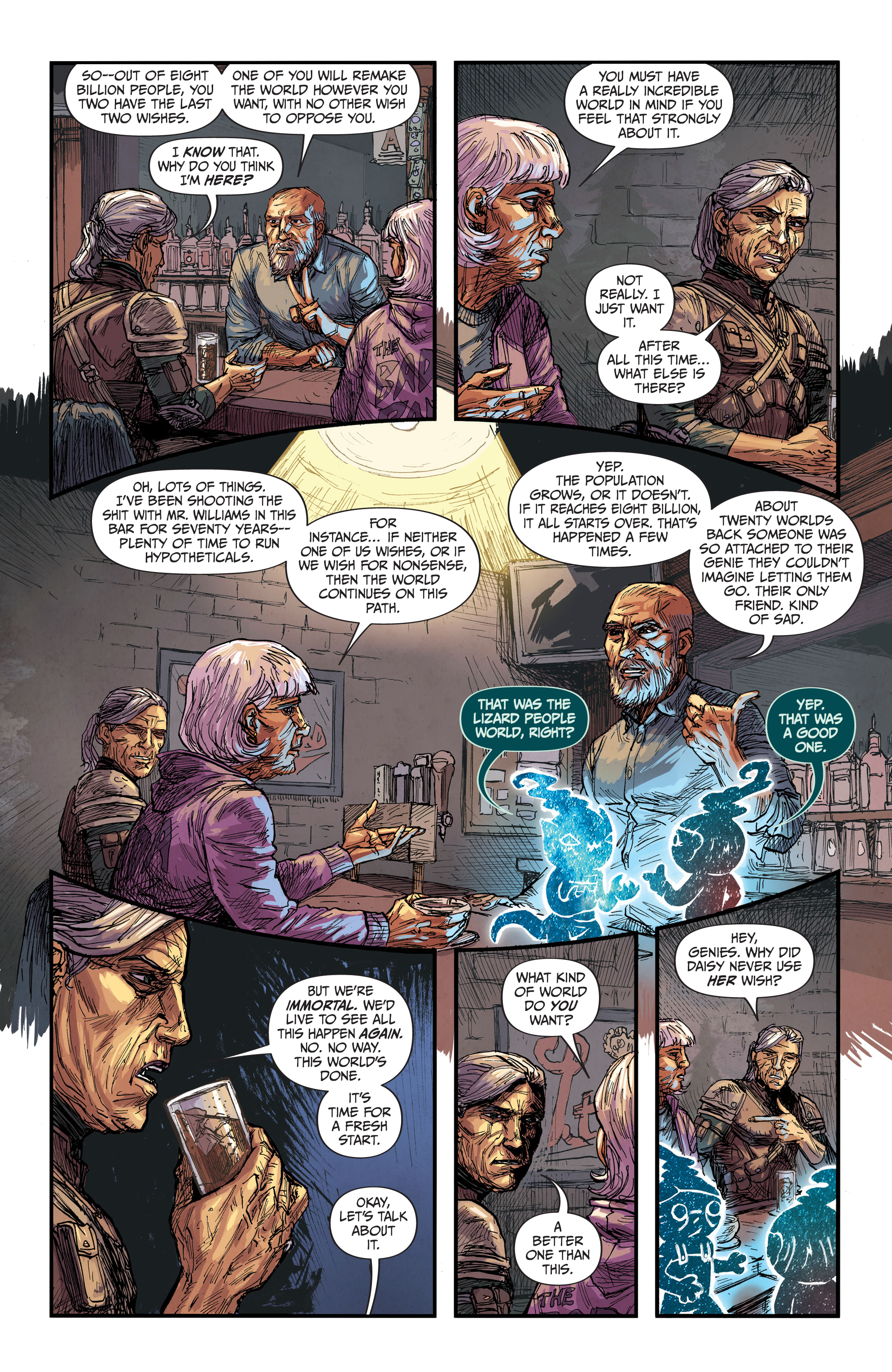 Read online Eight Billion Genies comic -  Issue #8 - 24