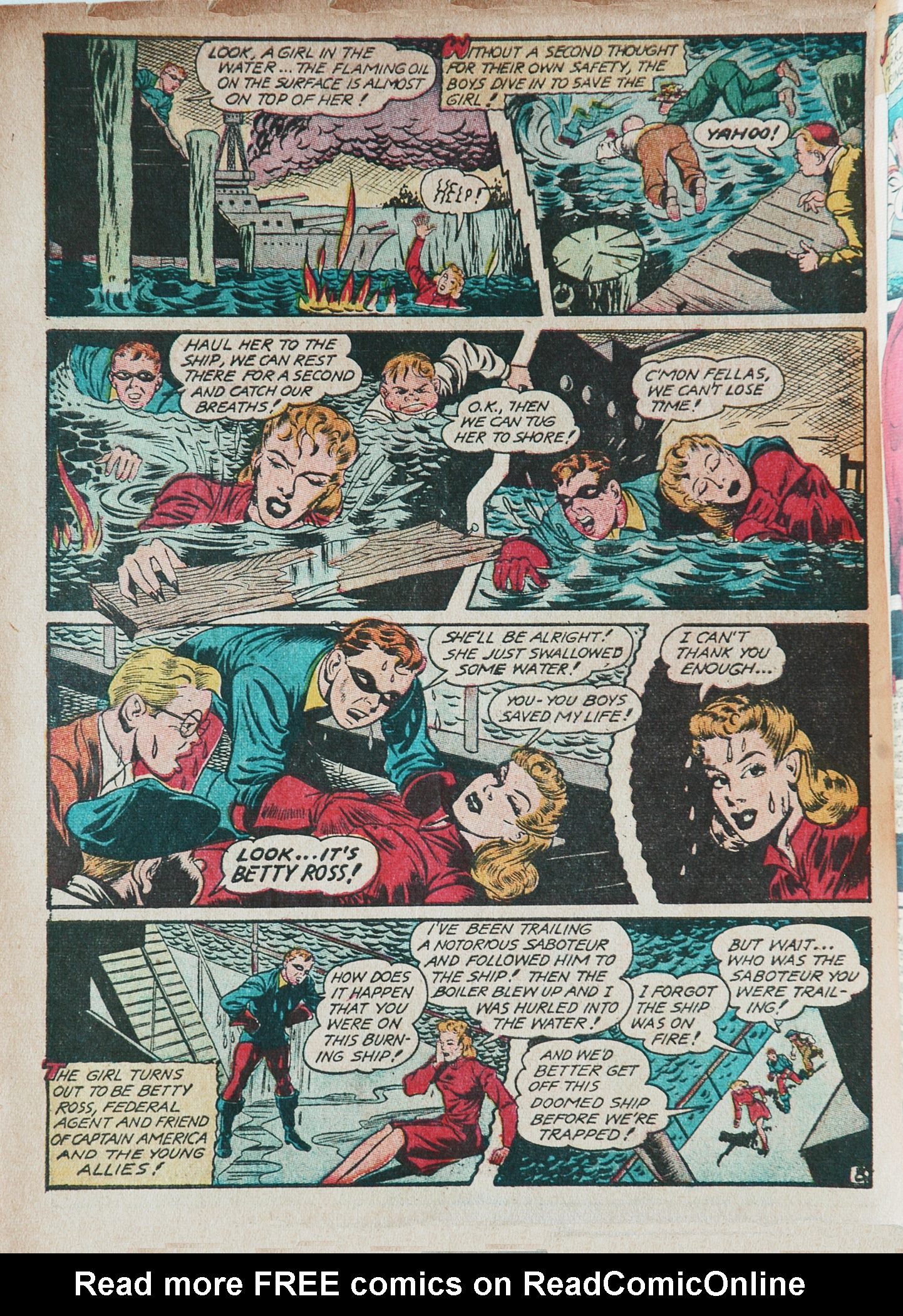 Read online Young Allies Comics comic -  Issue #4 - 10