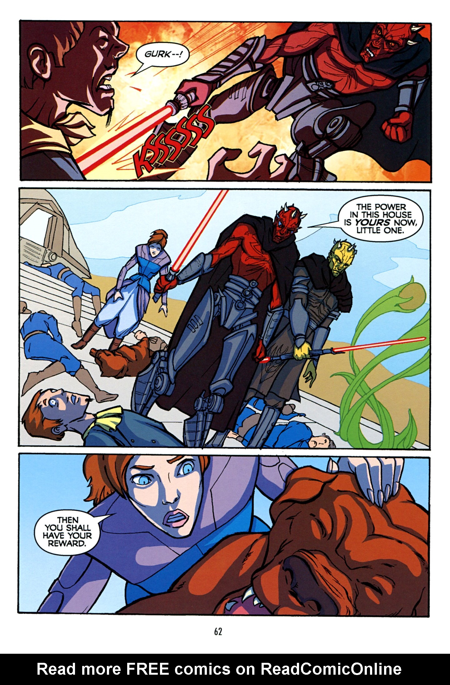 Read online Star Wars: The Clone Wars - The Sith Hunters comic -  Issue # Full - 63