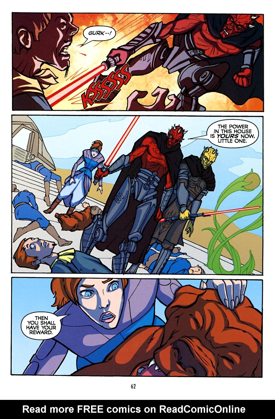 Star Wars: The Clone Wars - The Sith Hunters issue Full - Page 63