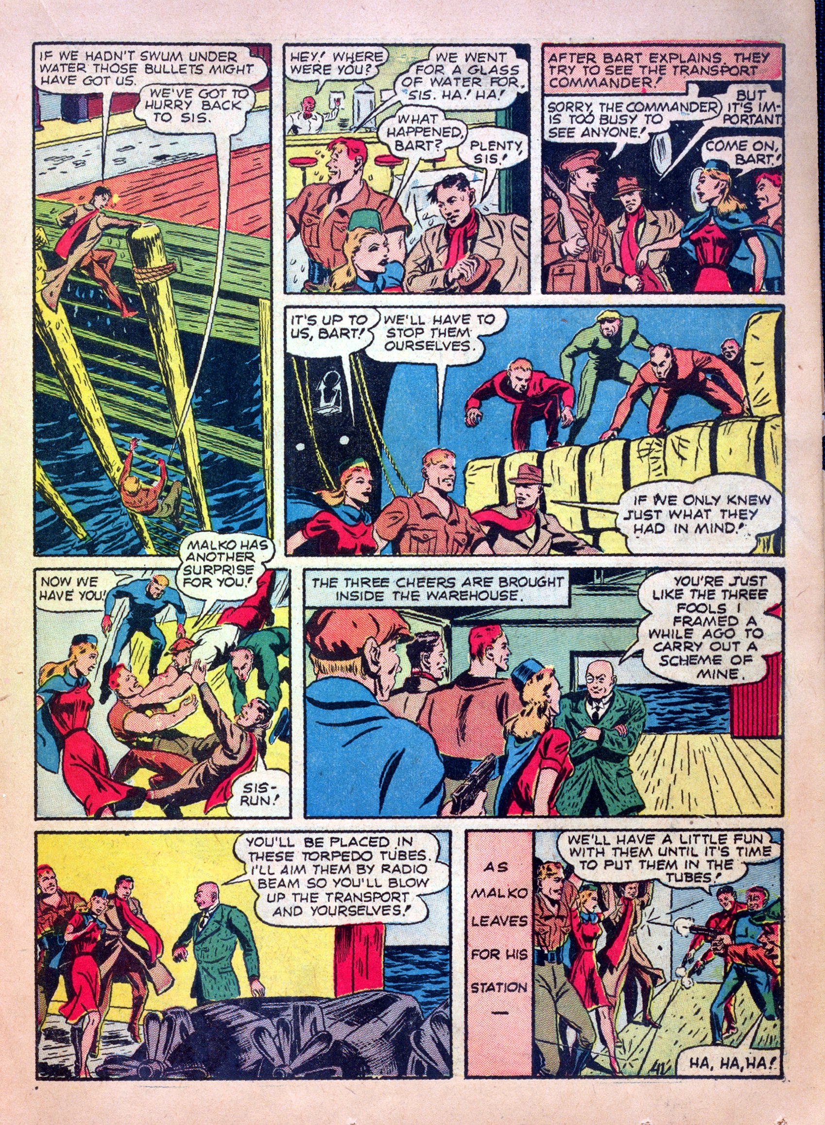 Read online Our Flag Comics comic -  Issue #1 - 43