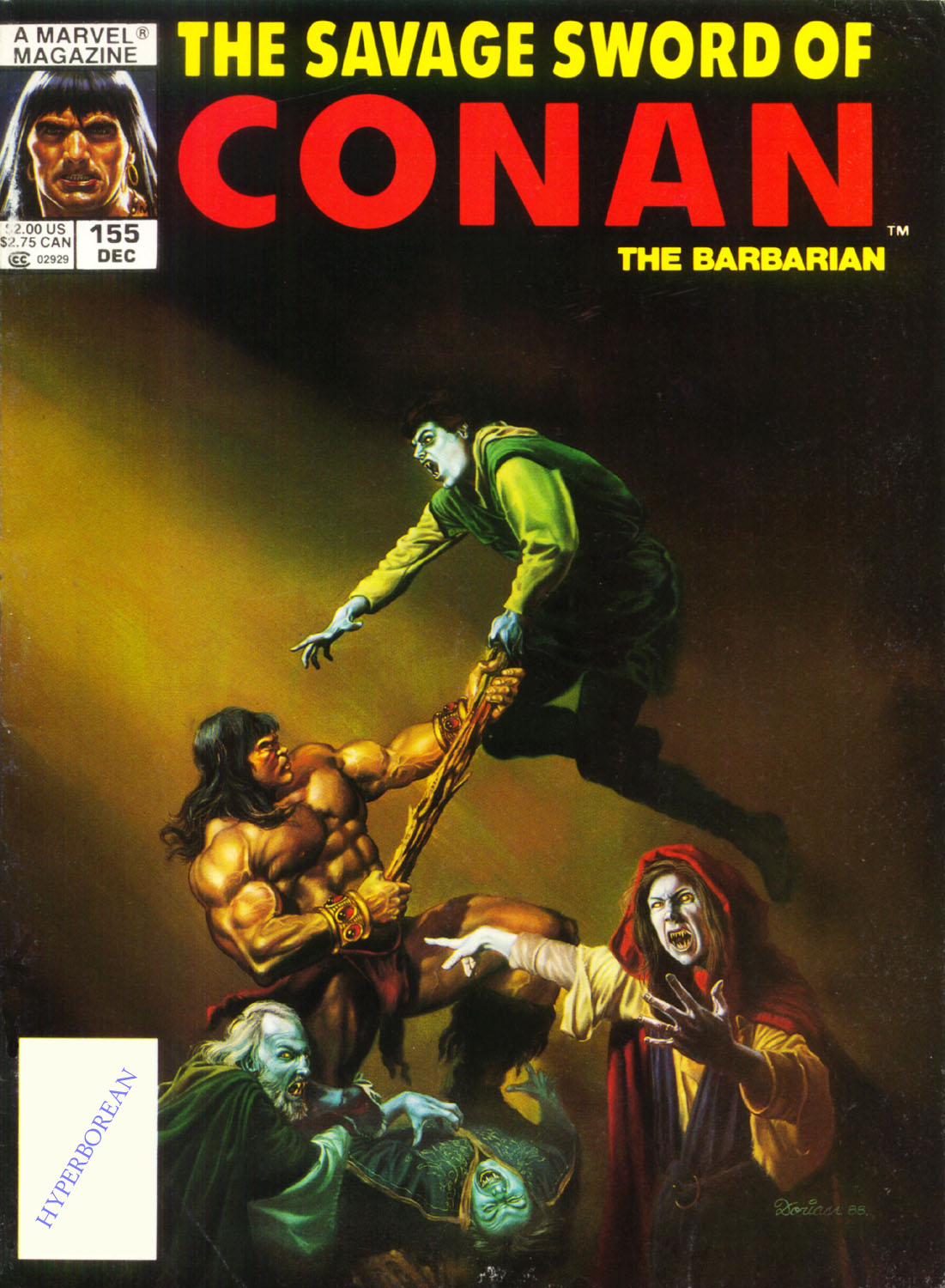 Read online The Savage Sword Of Conan comic -  Issue #155 - 1