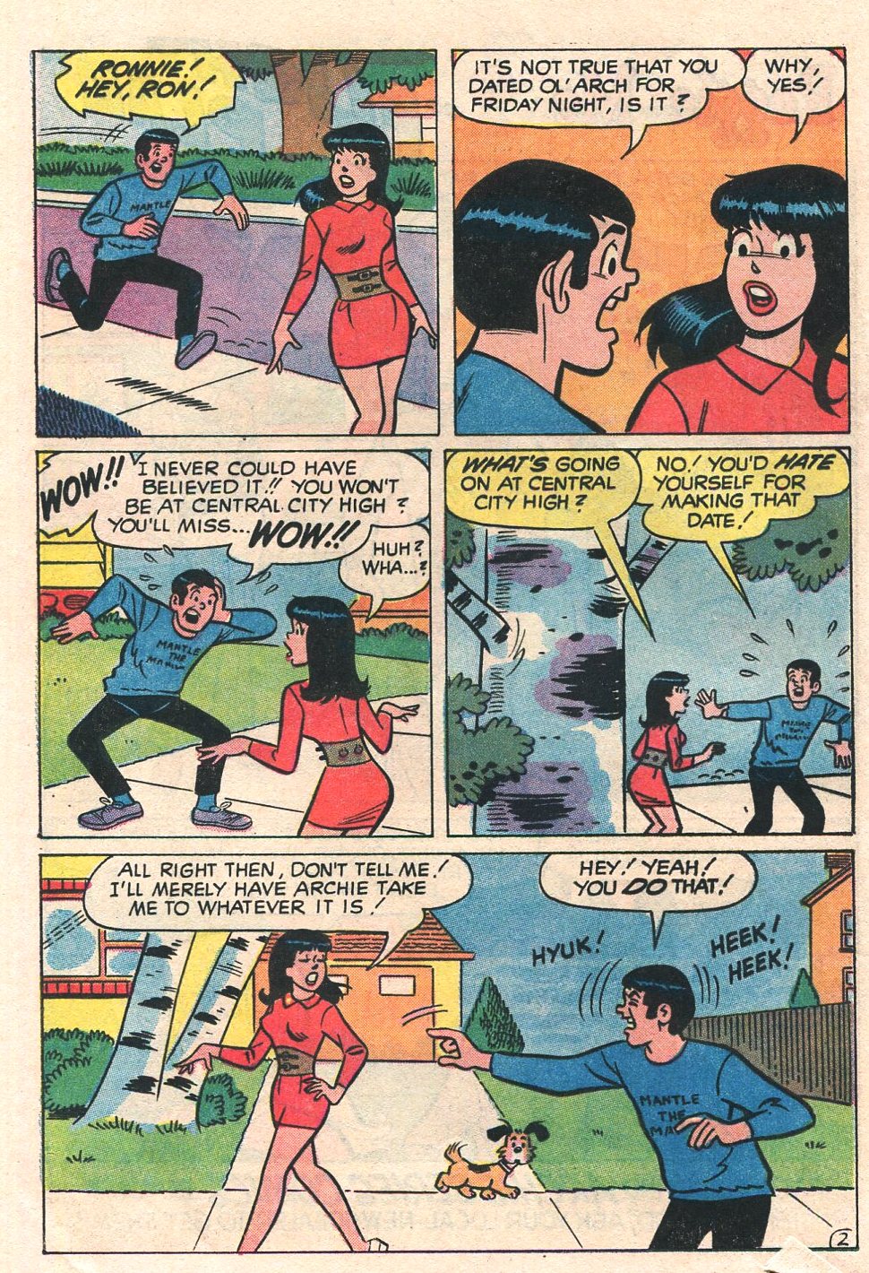 Read online Reggie and Me (1966) comic -  Issue #68 - 36