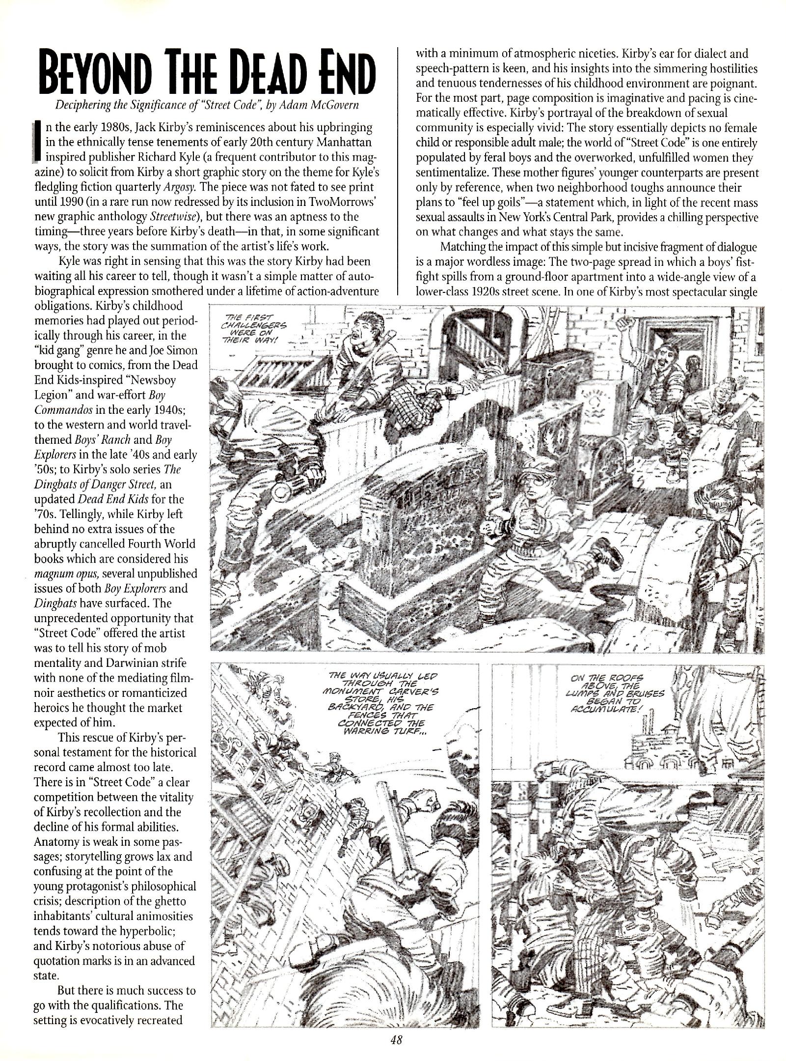 Read online The Jack Kirby Collector comic -  Issue #30 - 46