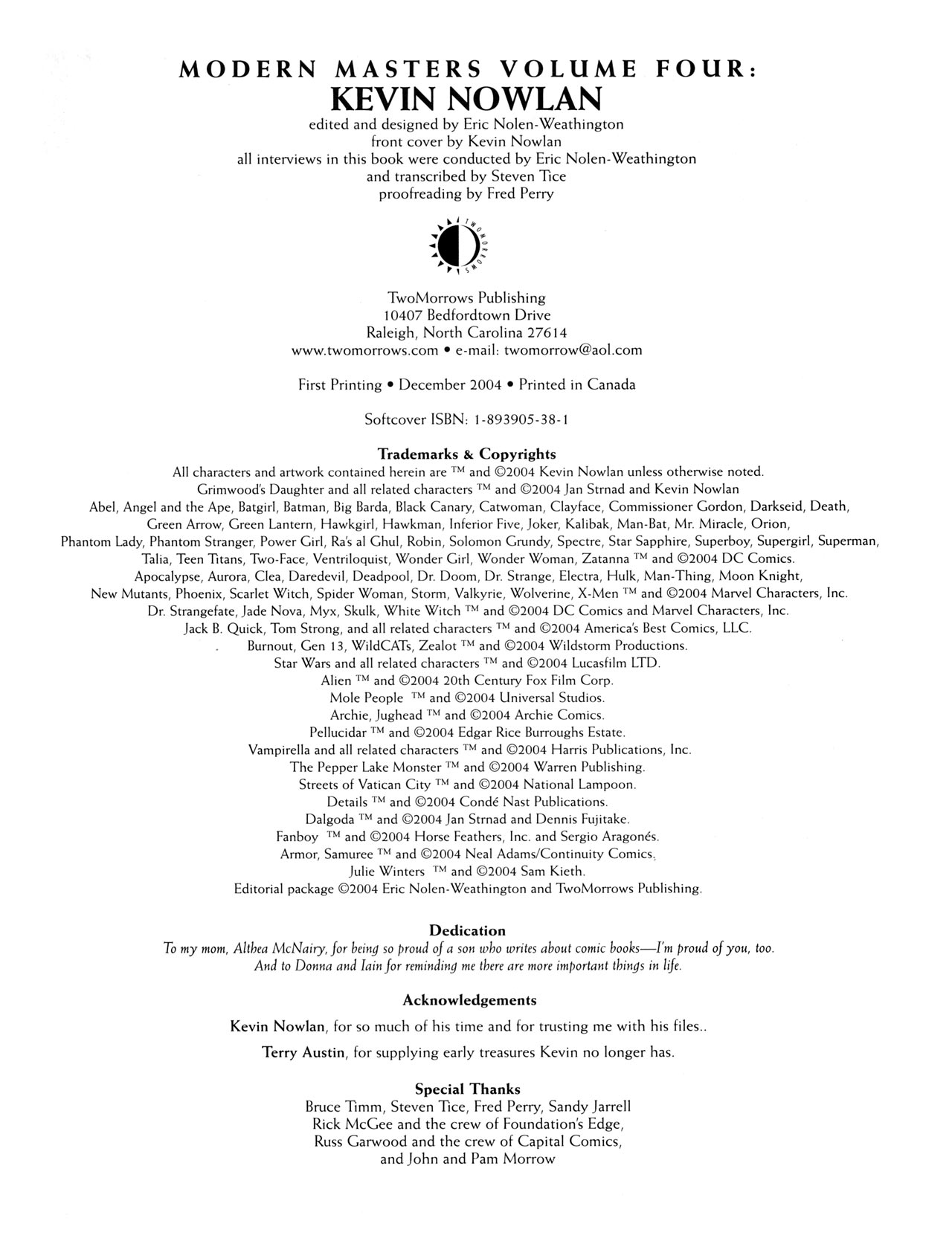 Read online Modern Masters comic -  Issue #4 - 3