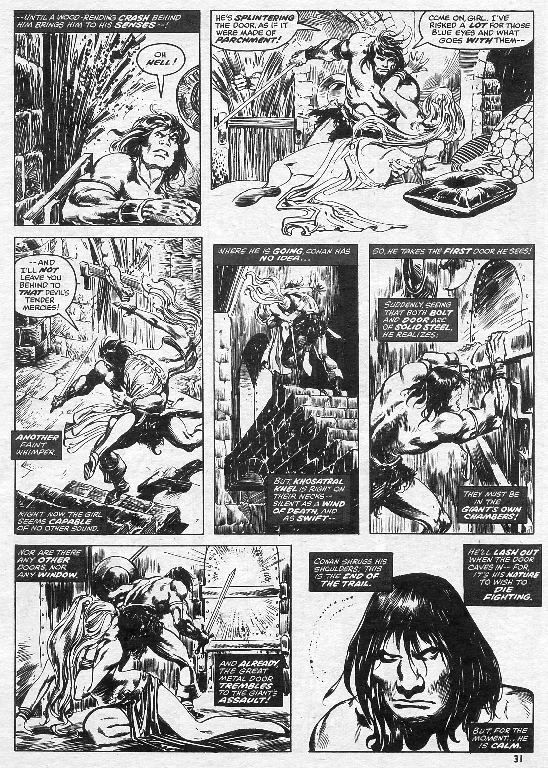 Read online The Savage Sword Of Conan comic -  Issue #15 - 31