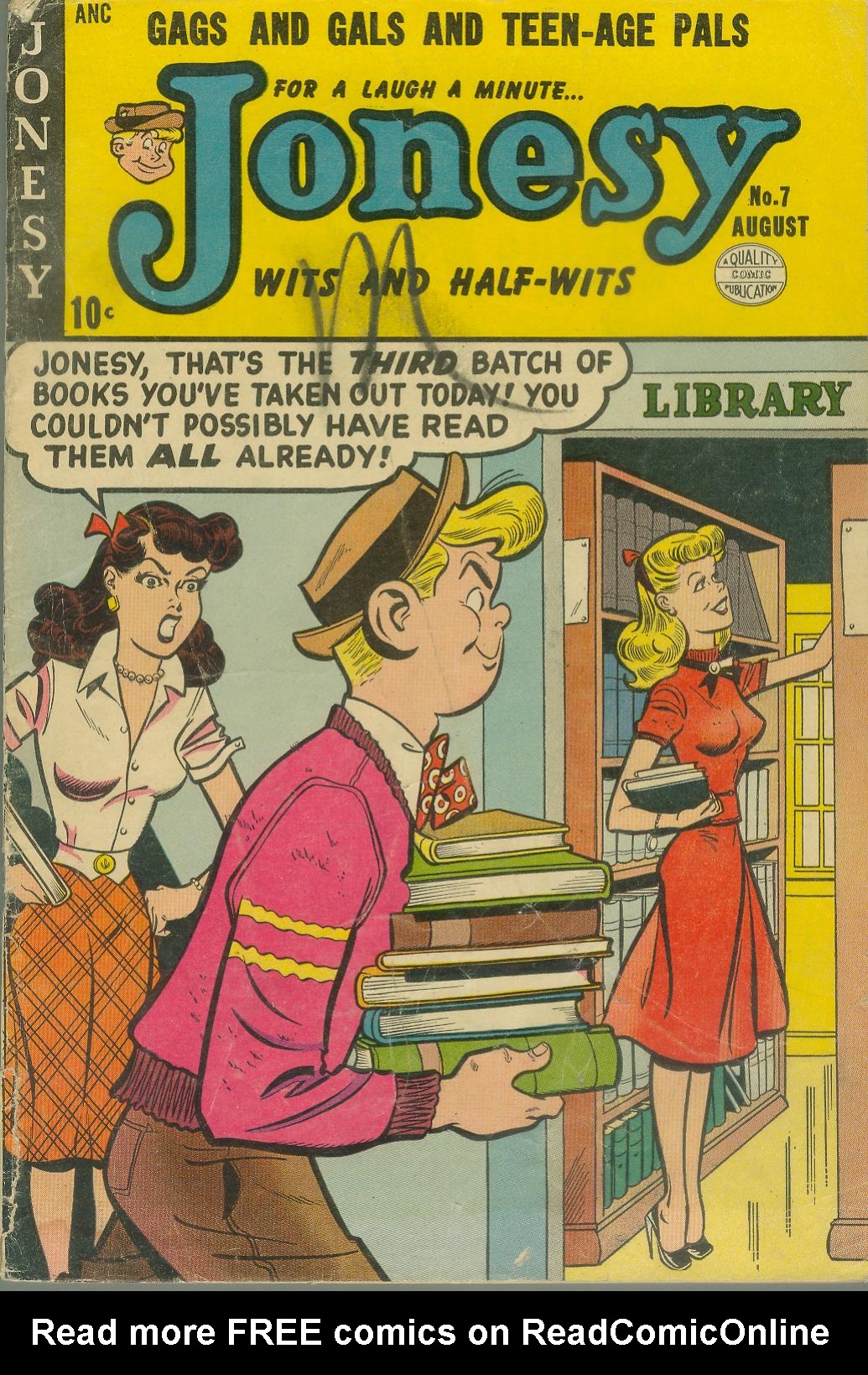 Read online Jonesy (1953) comic -  Issue #7 - 1