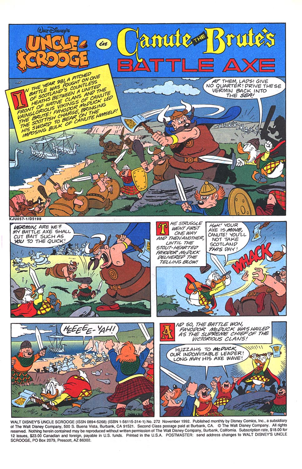 Read online Uncle Scrooge (1953) comic -  Issue #272 - 2