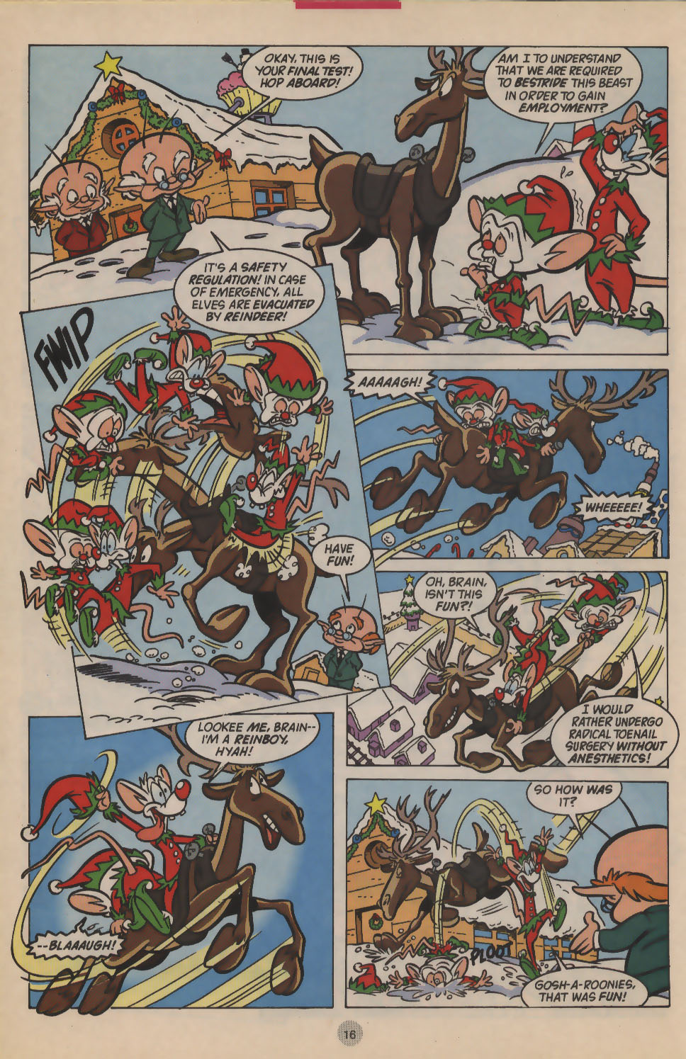 Read online Pinky and The Brain Christmas Special comic -  Issue # Full - 13