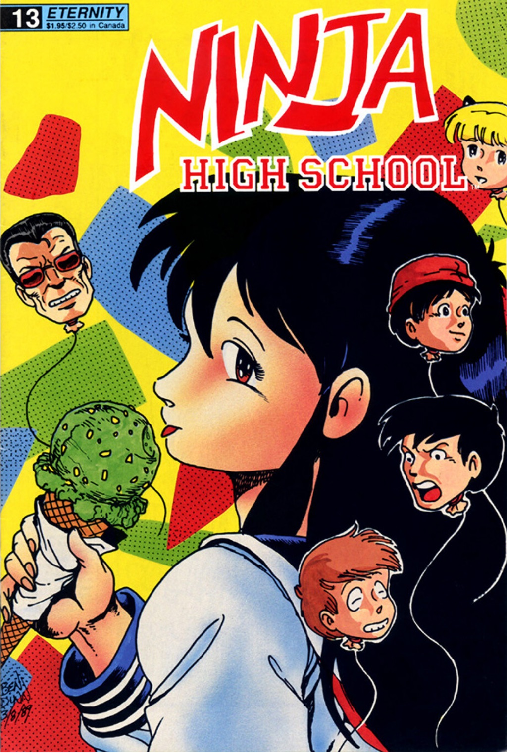 Read online Ninja High School (1986) comic -  Issue #13 - 1