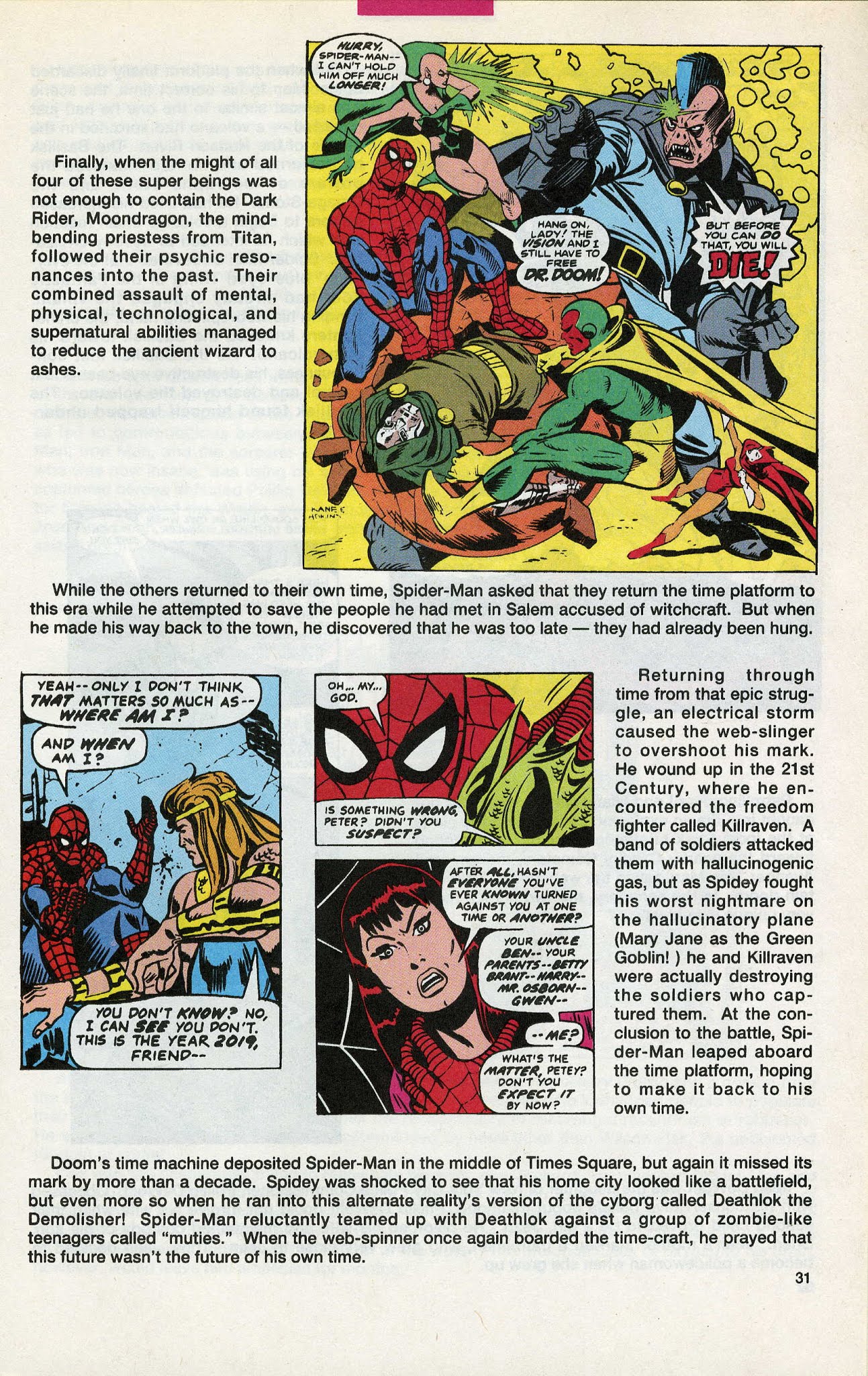 Read online Spider-Man Saga (1991) comic -  Issue #2 - 33