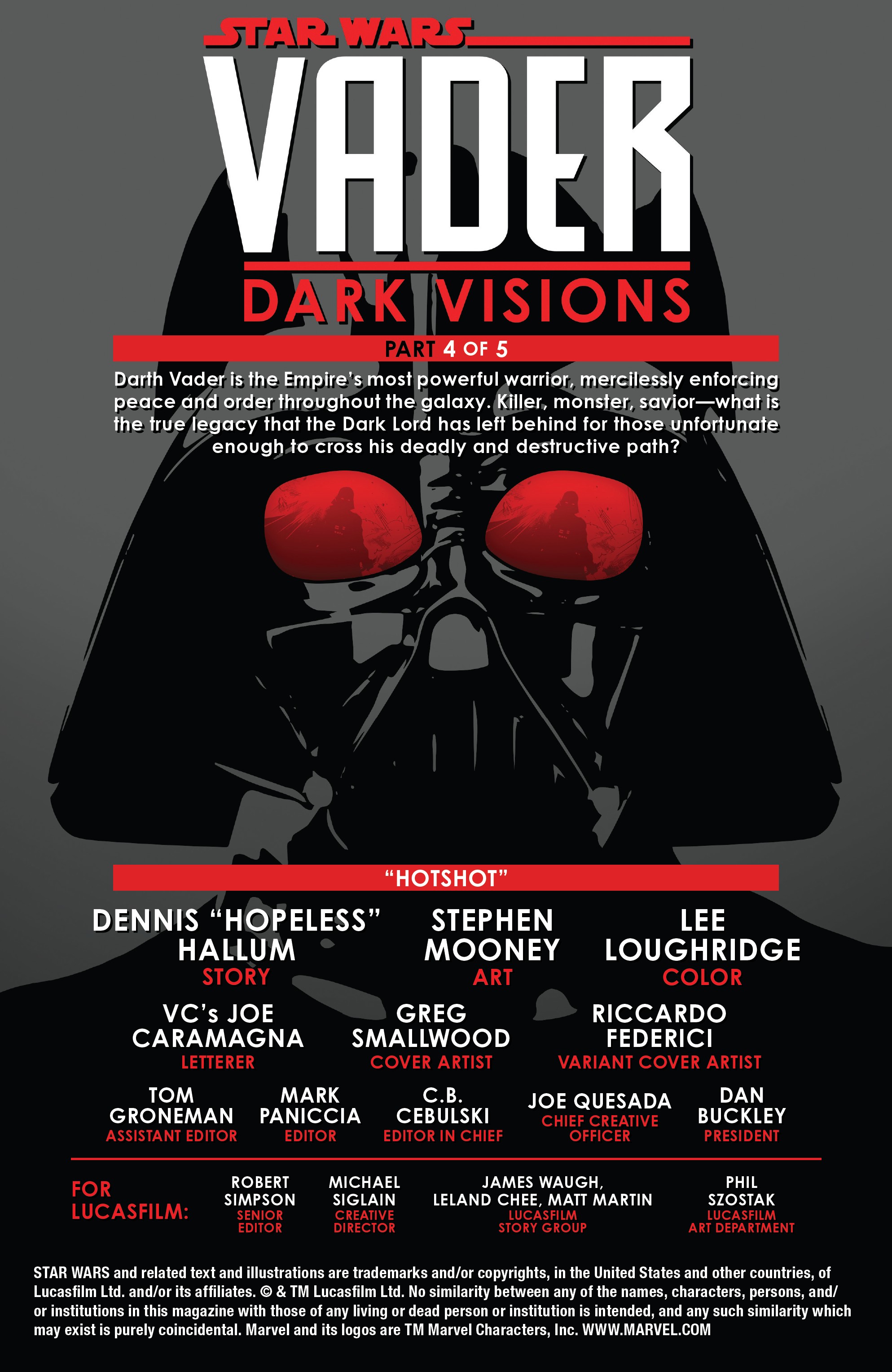 Read online Star Wars: Vader: Dark Visions comic -  Issue #4 - 2