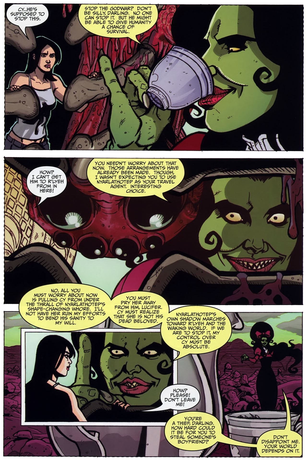 Read online Fall of Cthulhu: Godwar comic -  Issue #3 - 6