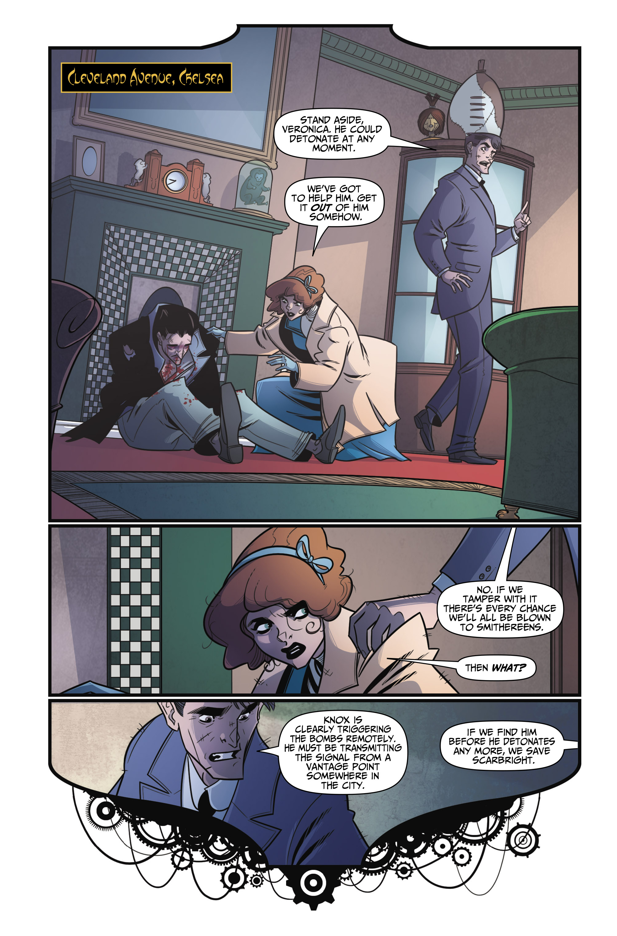 Read online Newbury & Hobbes: The Undying comic -  Issue #4 - 4