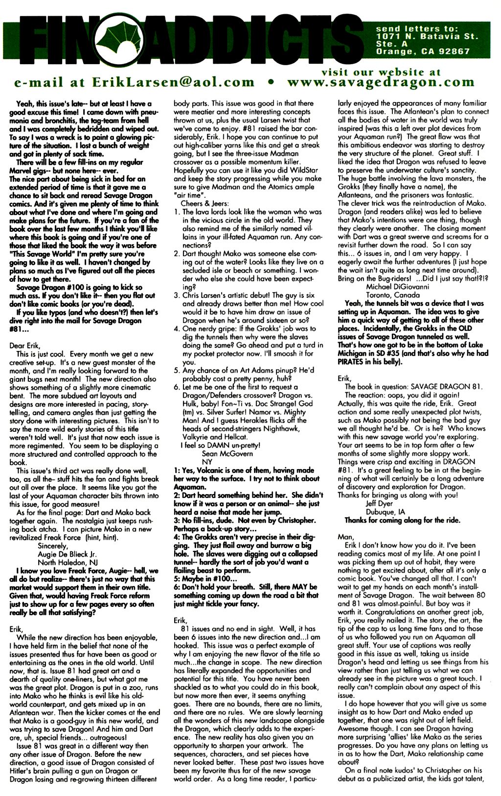 Read online The Savage Dragon (1993) comic -  Issue #83 - 24