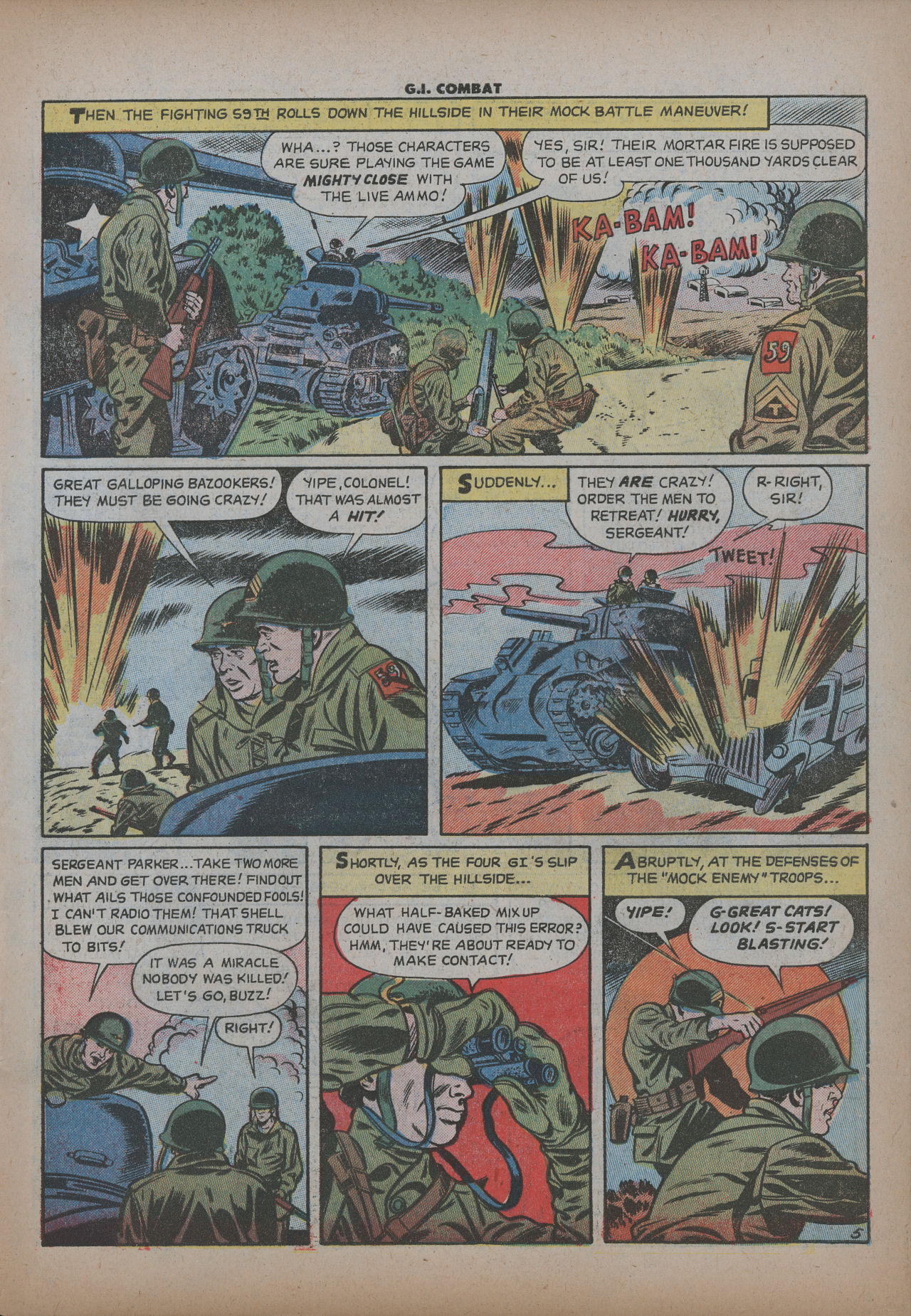 Read online G.I. Combat (1952) comic -  Issue #21 - 7