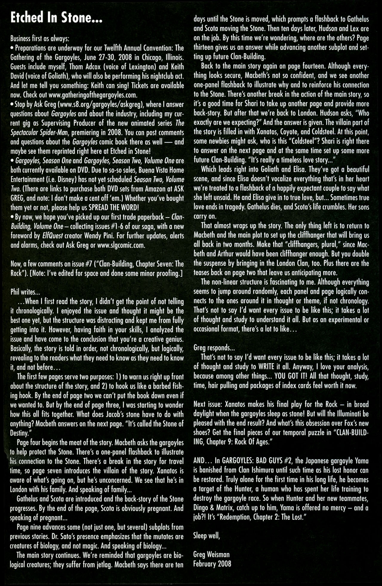 Read online Gargoyles (2006) comic -  Issue #8 - 28
