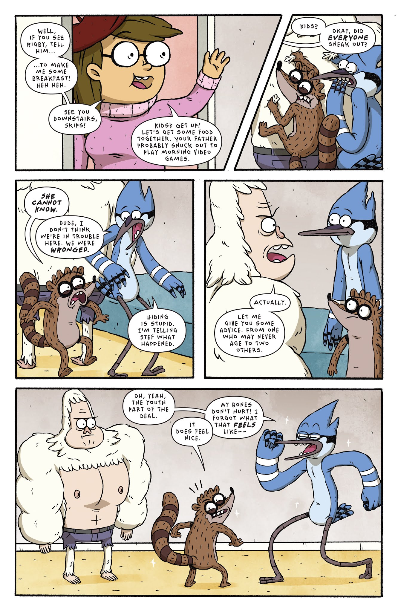 Read online Regular Show: 25 Years Later comic -  Issue #2 - 6