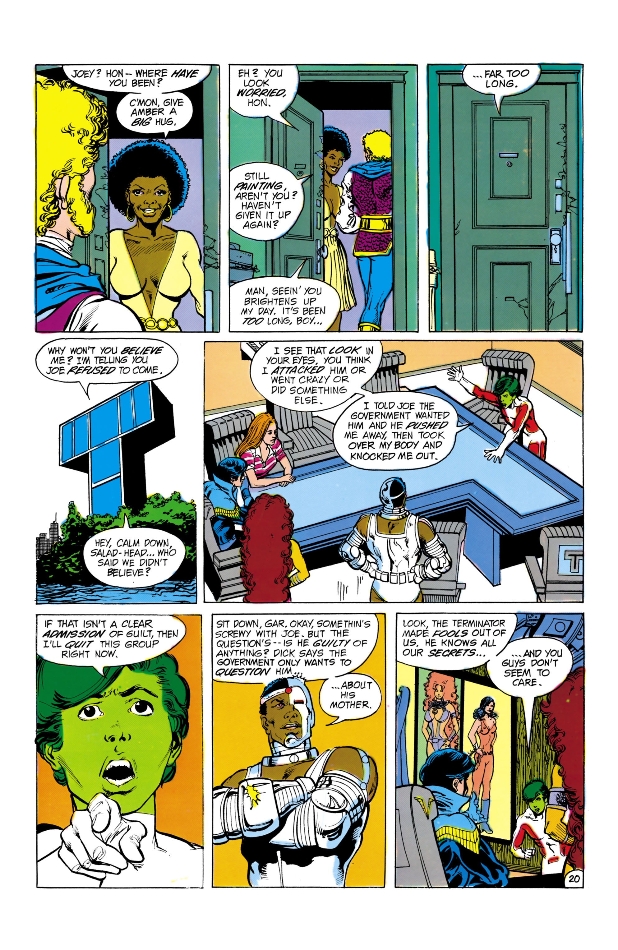 Read online Tales of the Teen Titans comic -  Issue #51 - 21