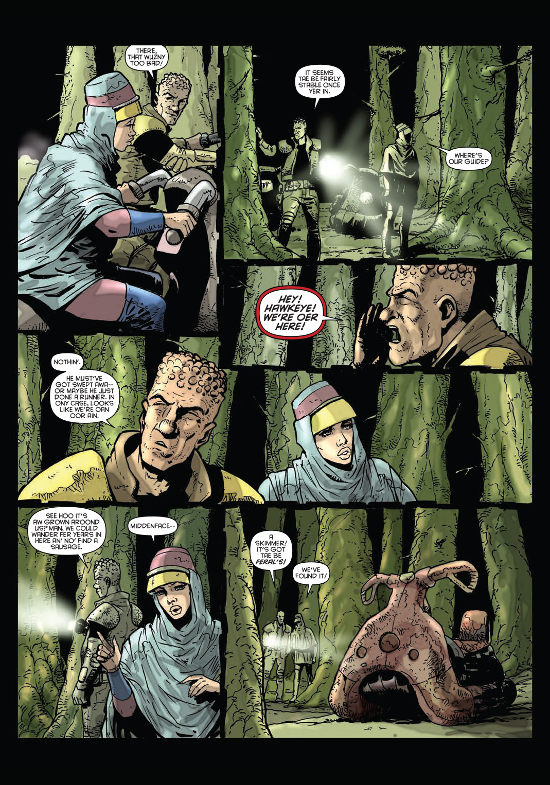 Read online Strontium Dog: The Life and Death of Johnny Alpha: The Project comic -  Issue # TPB - 60