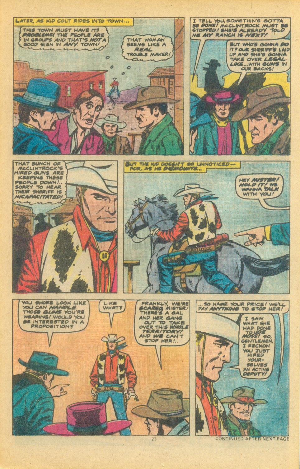 Read online Kid Colt Outlaw comic -  Issue #224 - 25