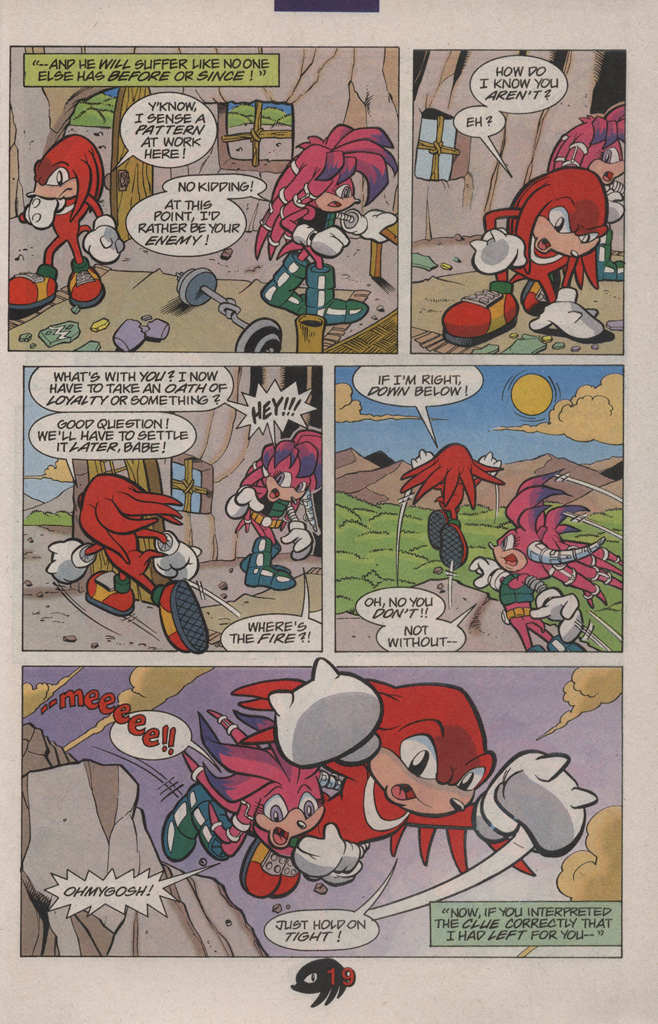 Read online Knuckles the Echidna comic -  Issue #7 - 27