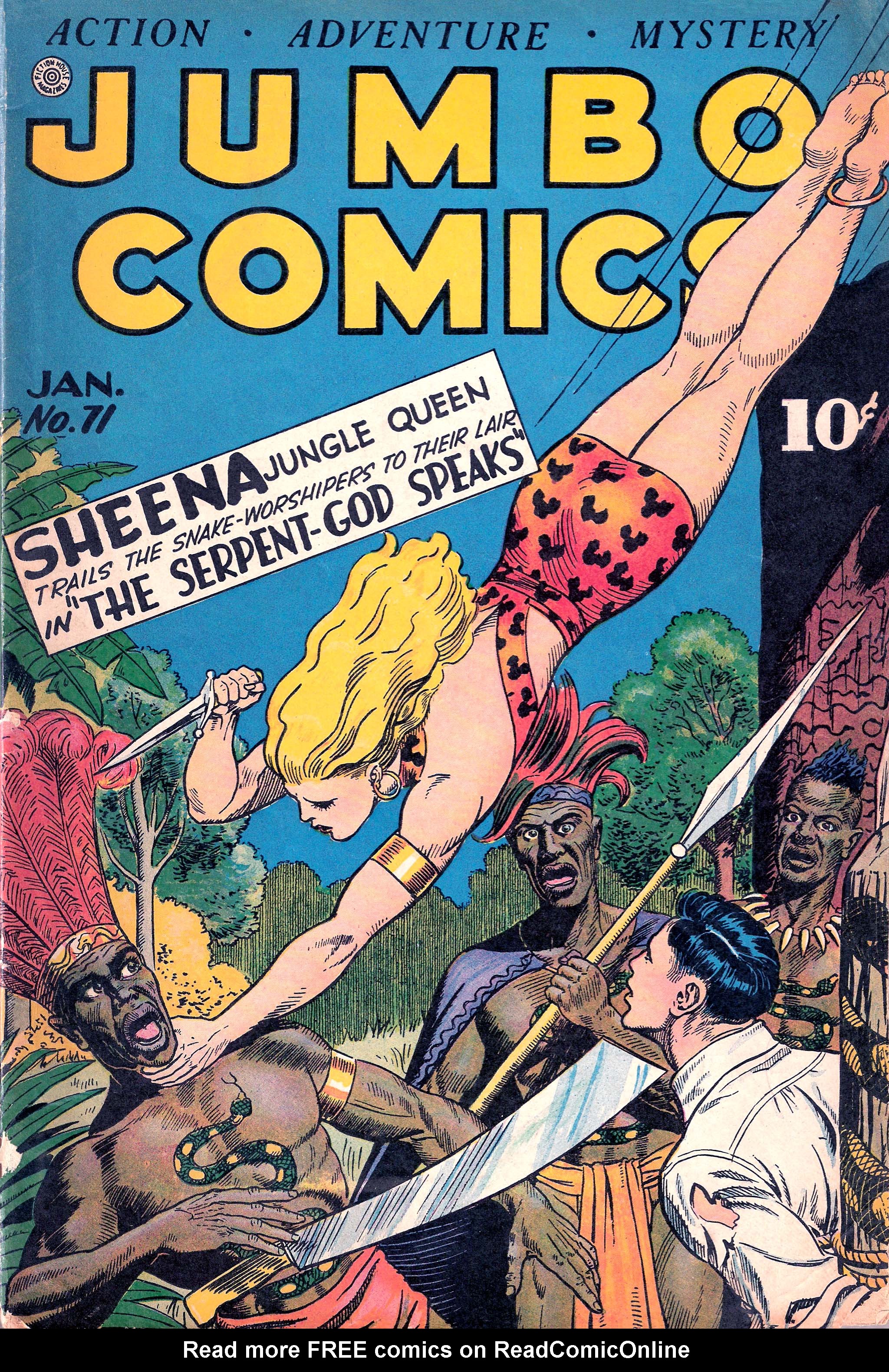 Read online Jumbo Comics comic -  Issue #71 - 1