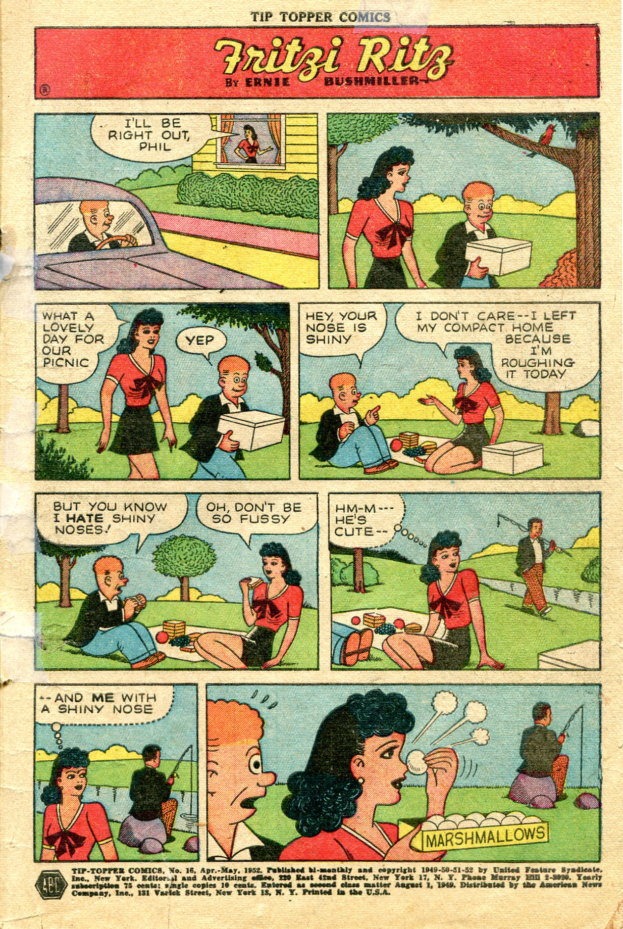Read online Tip Topper Comics comic -  Issue #16 - 3