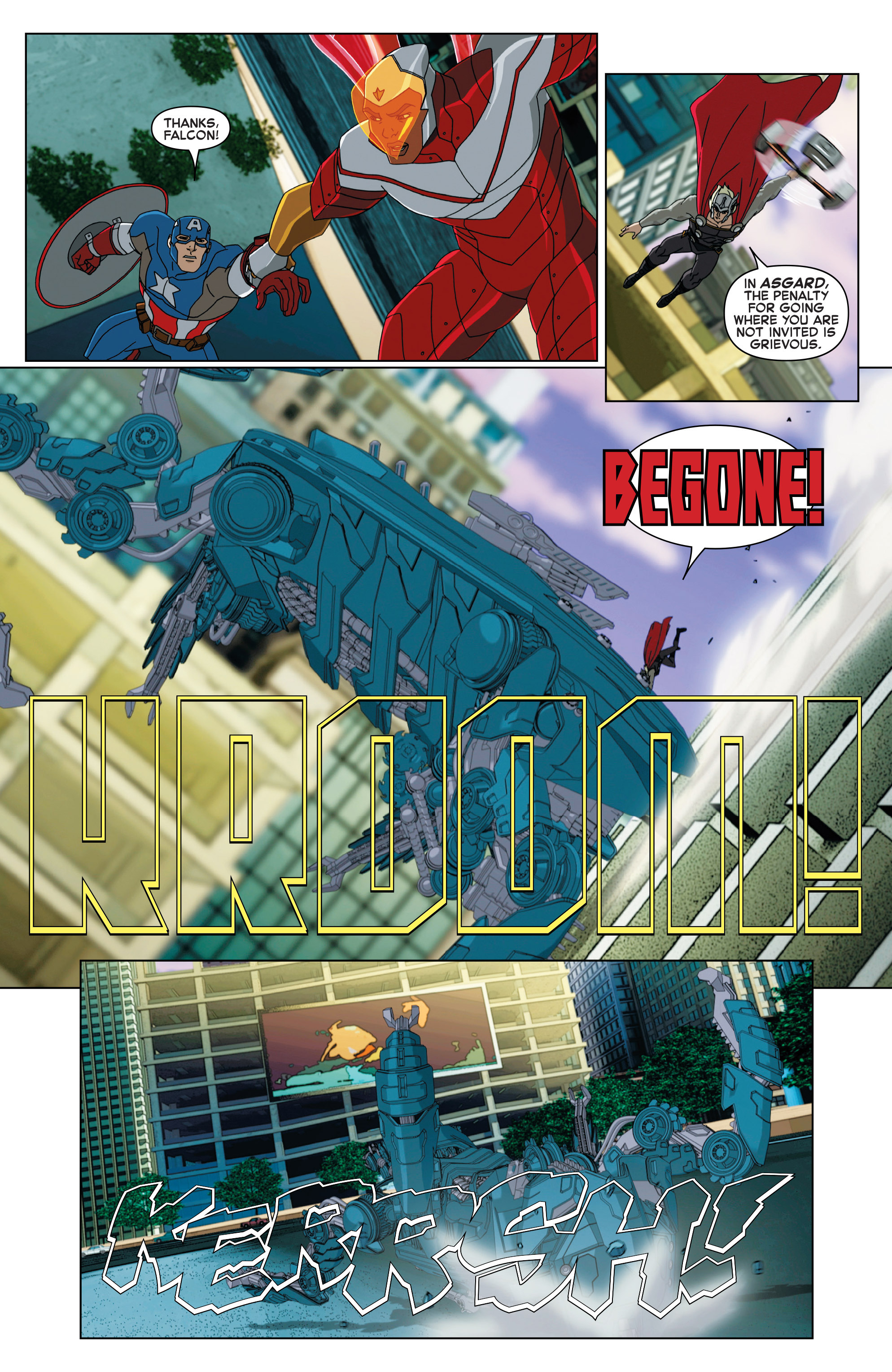 Read online Marvel Universe Avengers Assemble: Civil War comic -  Issue #1 - 5