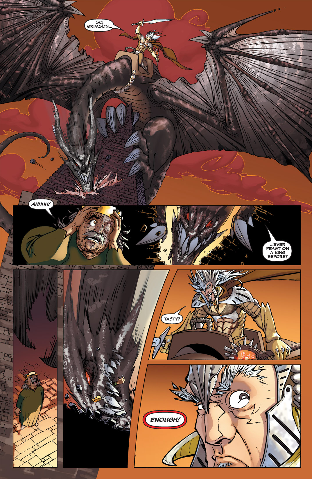 Read online Michael Turner's Soulfire: Dying Of The Light comic -  Issue # _TPB - 104
