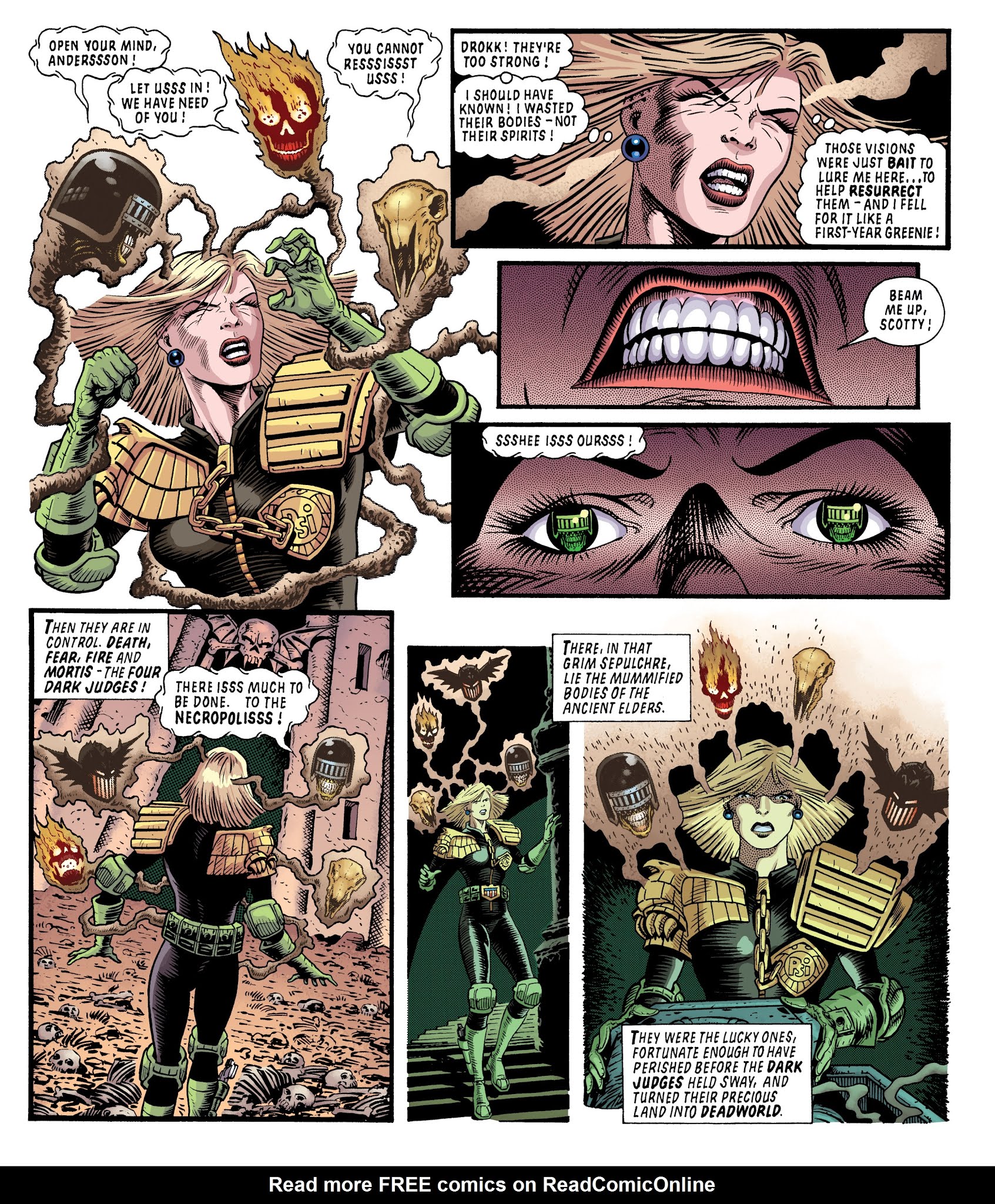 Read online Judge Dredd Classics: The Dark Judges comic -  Issue # TPB - 63