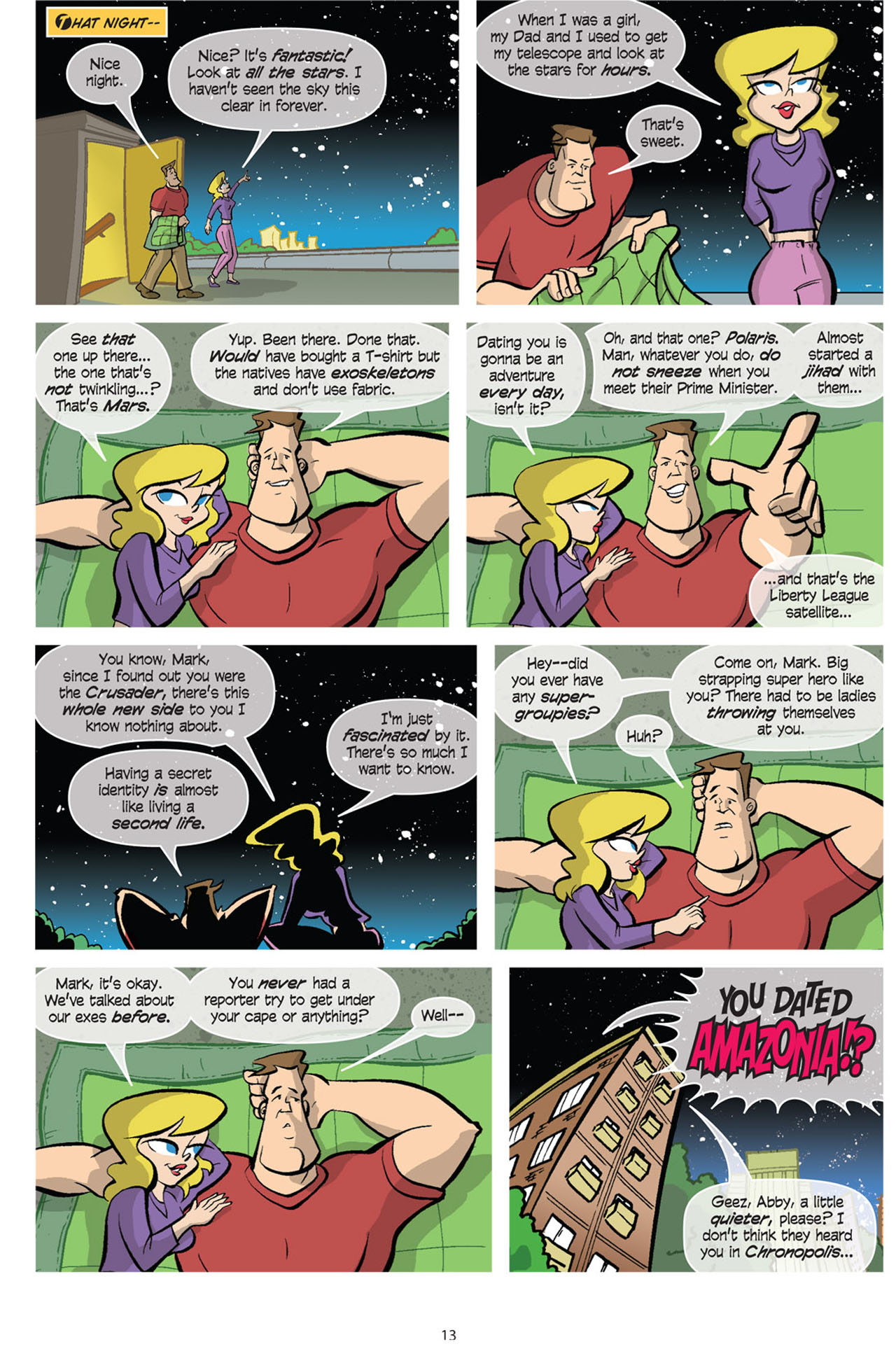 Read online Love and Capes comic -  Issue #1 - 14