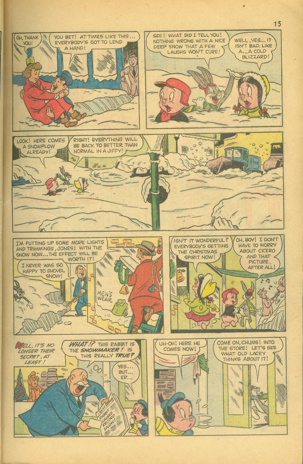 Read online Bugs Bunny's Christmas Funnies comic -  Issue # TPB 7 - 17