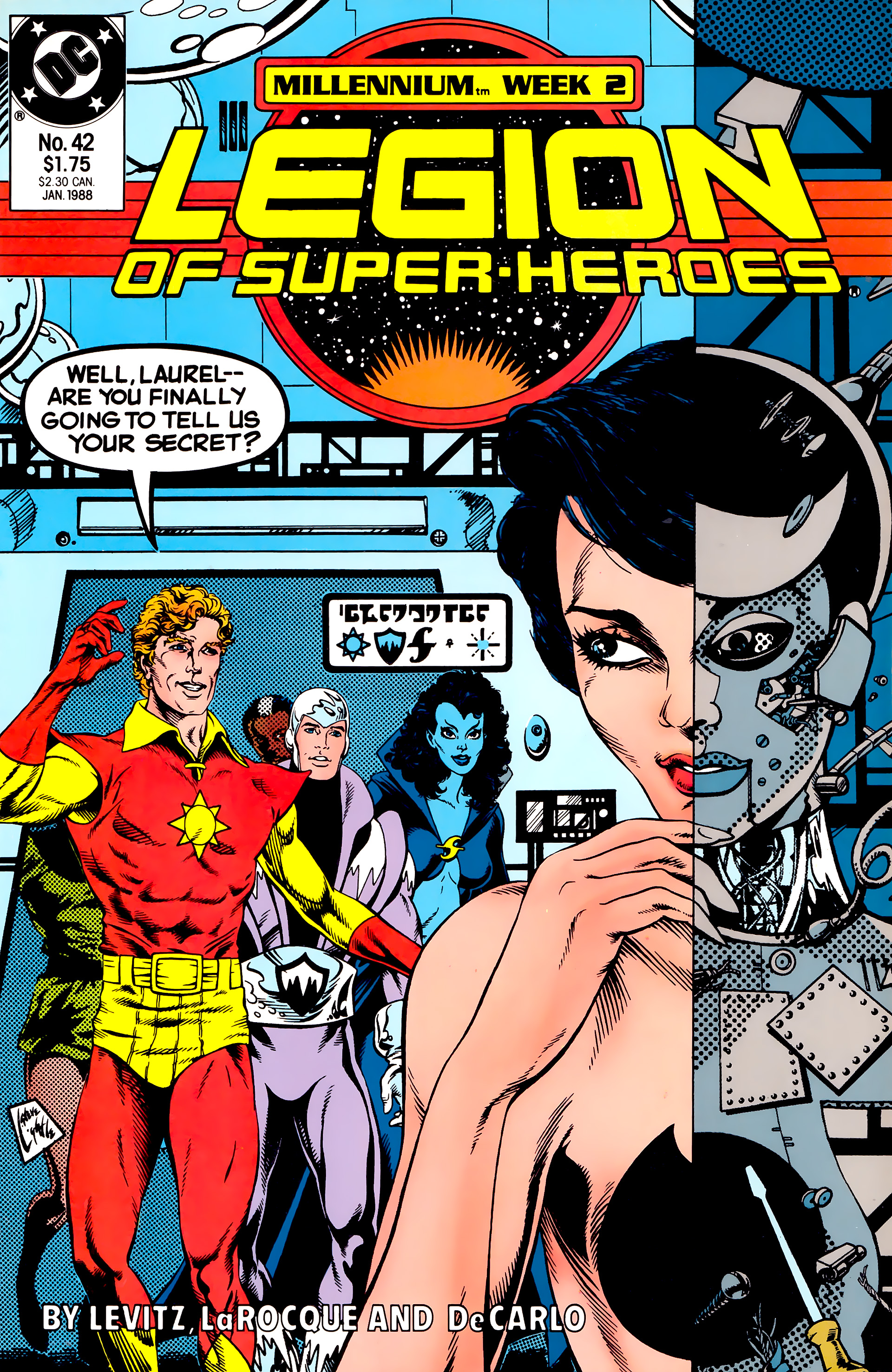 Read online Legion of Super-Heroes (1984) comic -  Issue #42 - 1