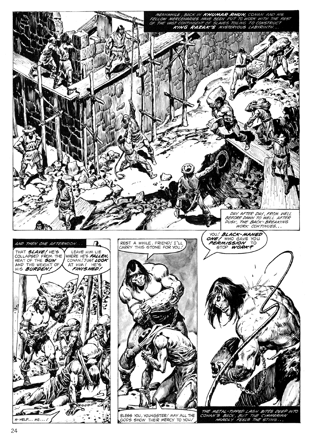 Read online The Savage Sword Of Conan comic -  Issue #71 - 24