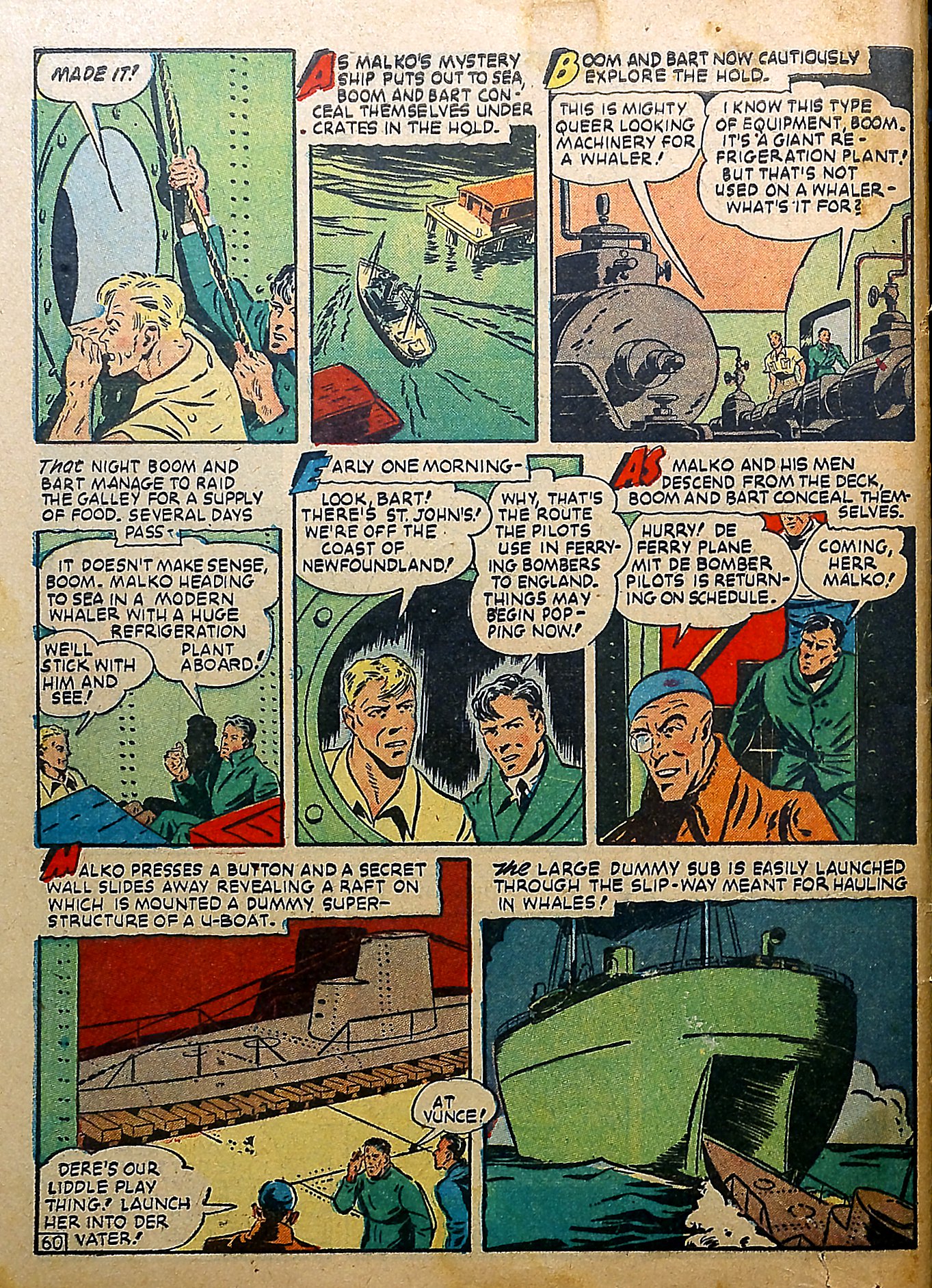 Read online Our Flag Comics comic -  Issue #5 - 57