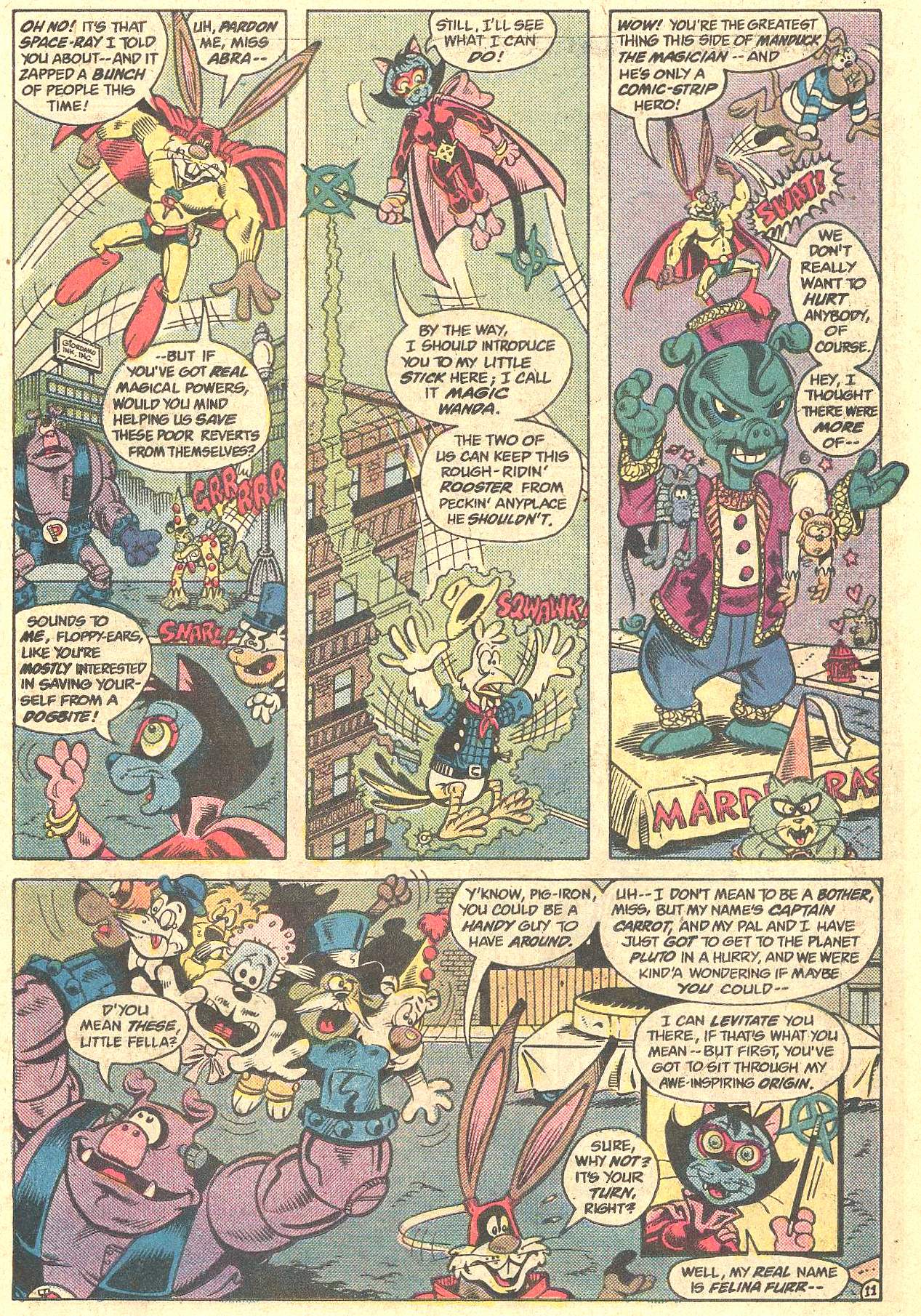 Read online Captain Carrot and His Amazing Zoo Crew! comic -  Issue #1 - 12